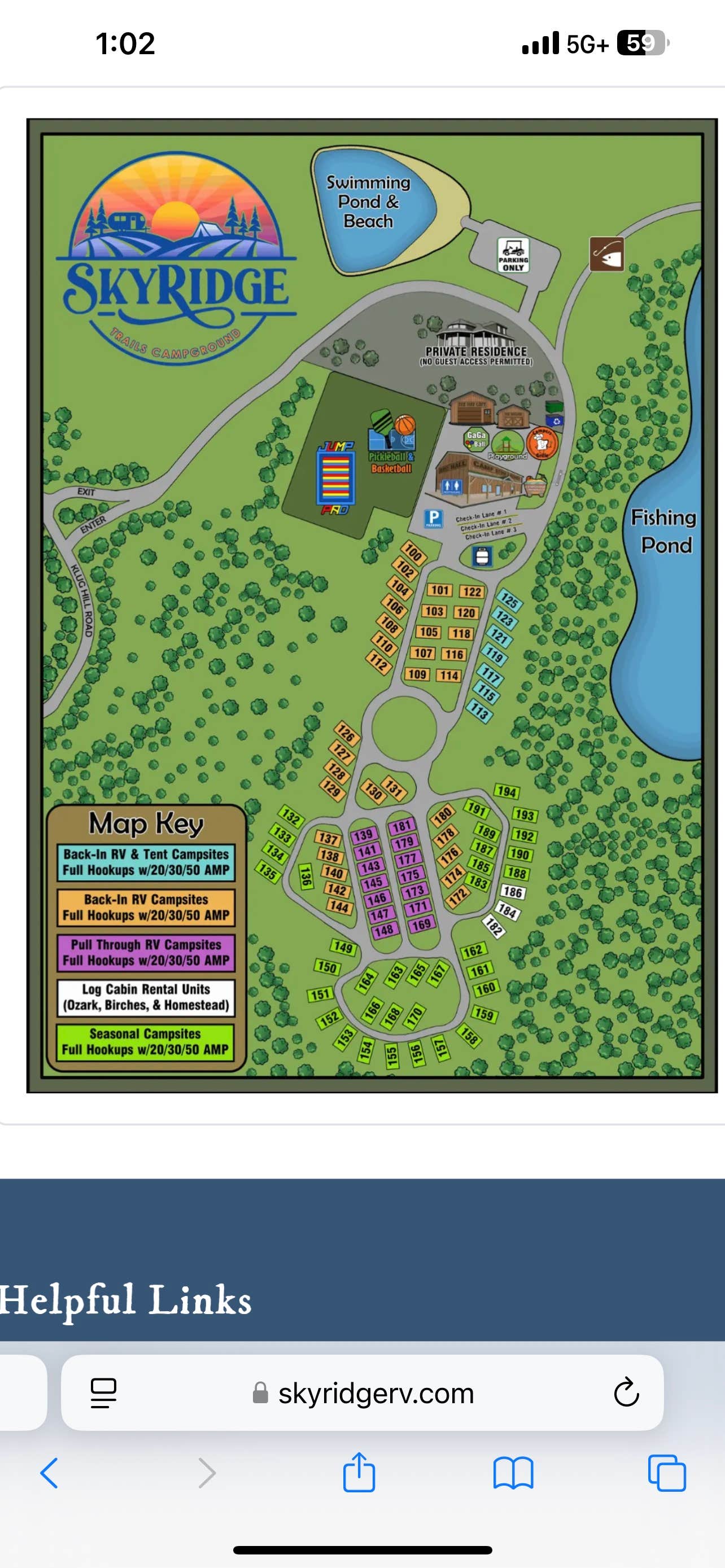 Camper-submitted photo at Skyridge Trails Campground near Riverton, CT