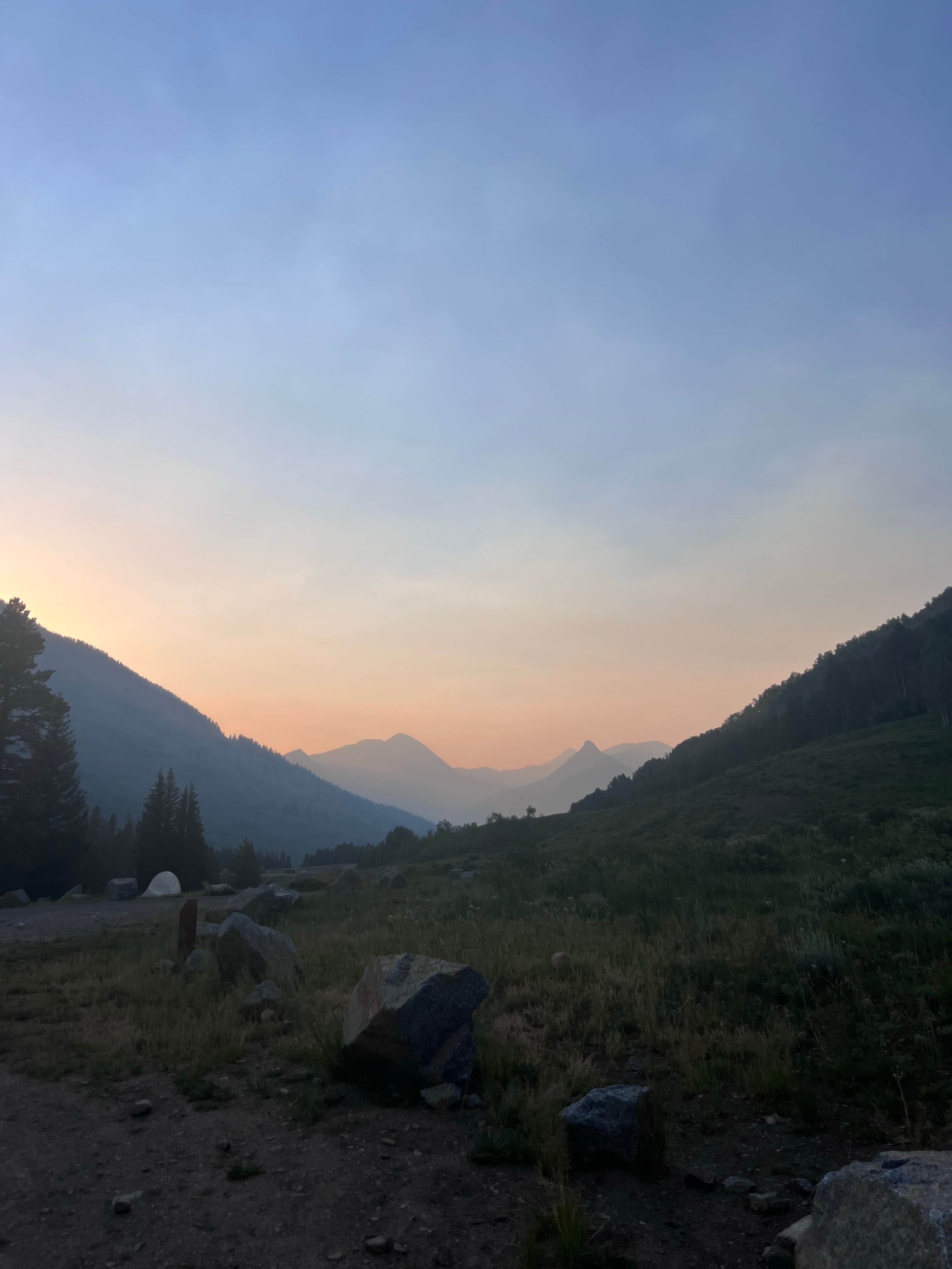 Katerina G.'s photo of a dispersed camping area at Slate River Dispersed Camping near Redstone, CO