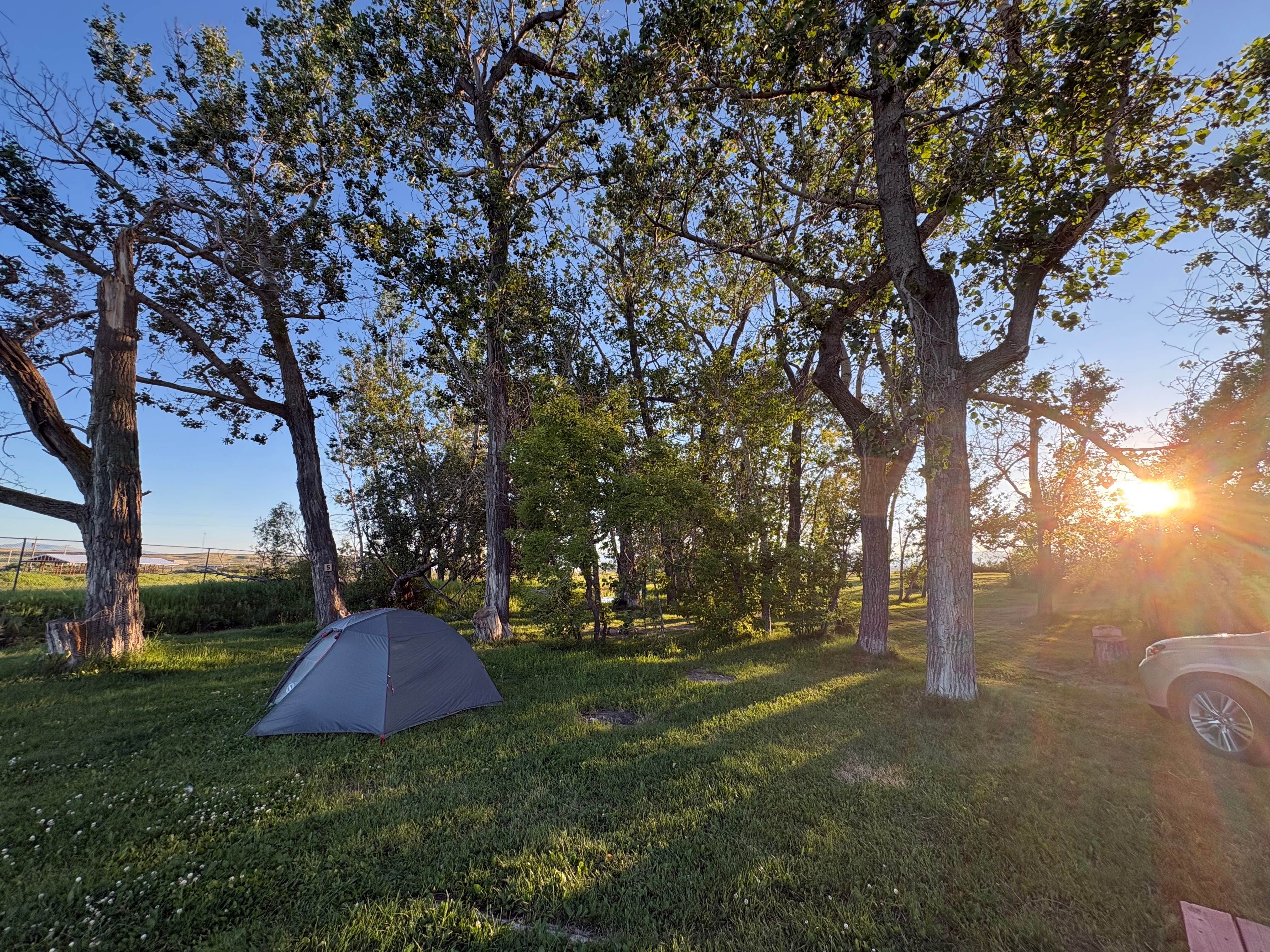 Camping near Glacier Mist RV Park: Sleeping Wolf Campground, Browning, Montana