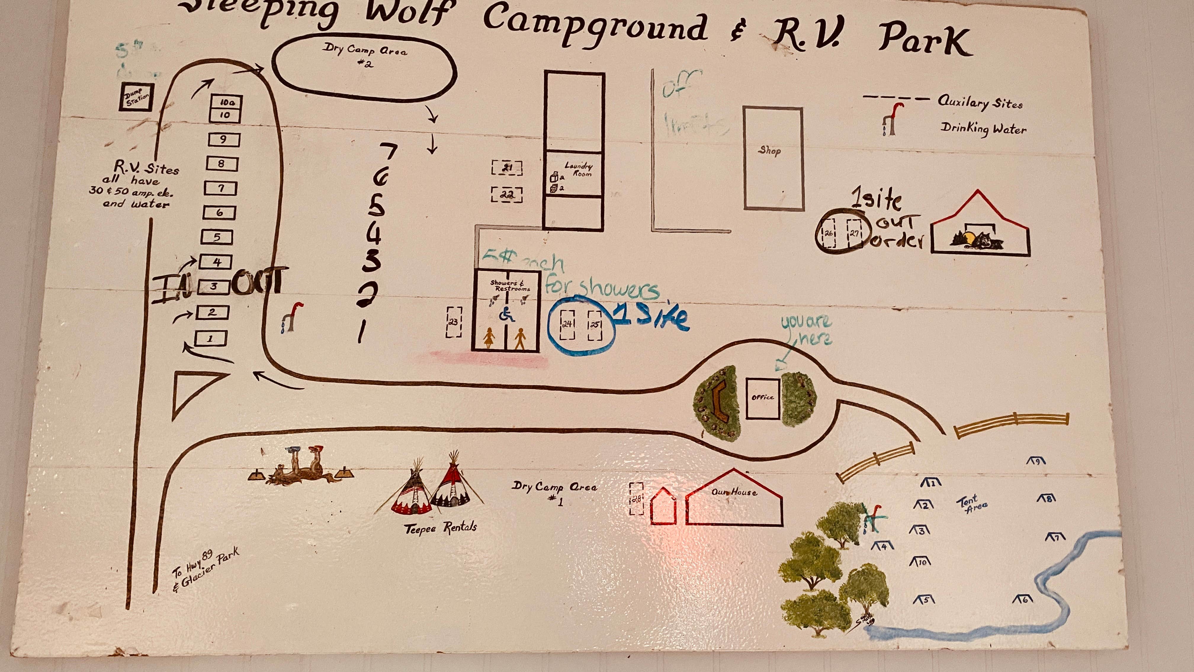 Camper-submitted photo at Sleeping Wolf Campground near Cut Bank, MT