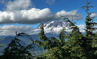 Erik I.'s photo of a dispersed camping area at Small Site but Million $ View! near Onalaska, WA