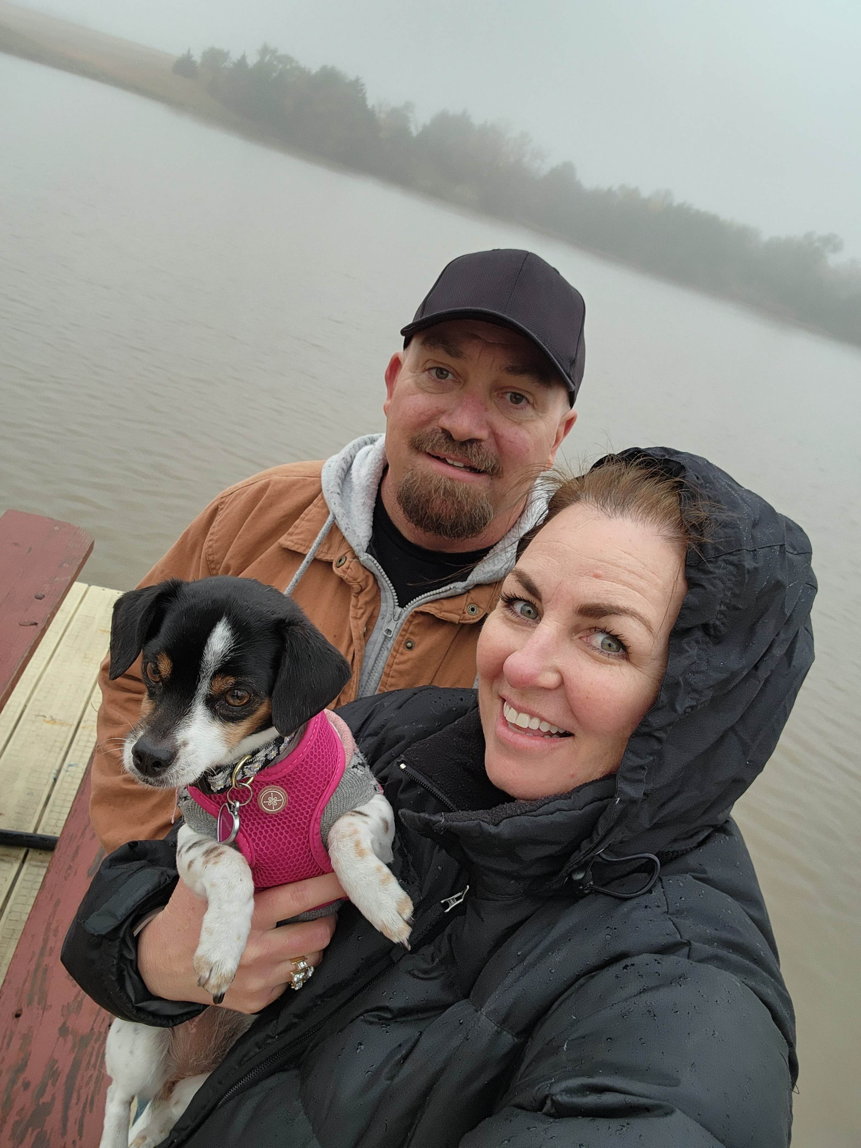 Amilyn W.'s photo of camping with pets at Smith Creek Recreation Area near Conestoga Lake