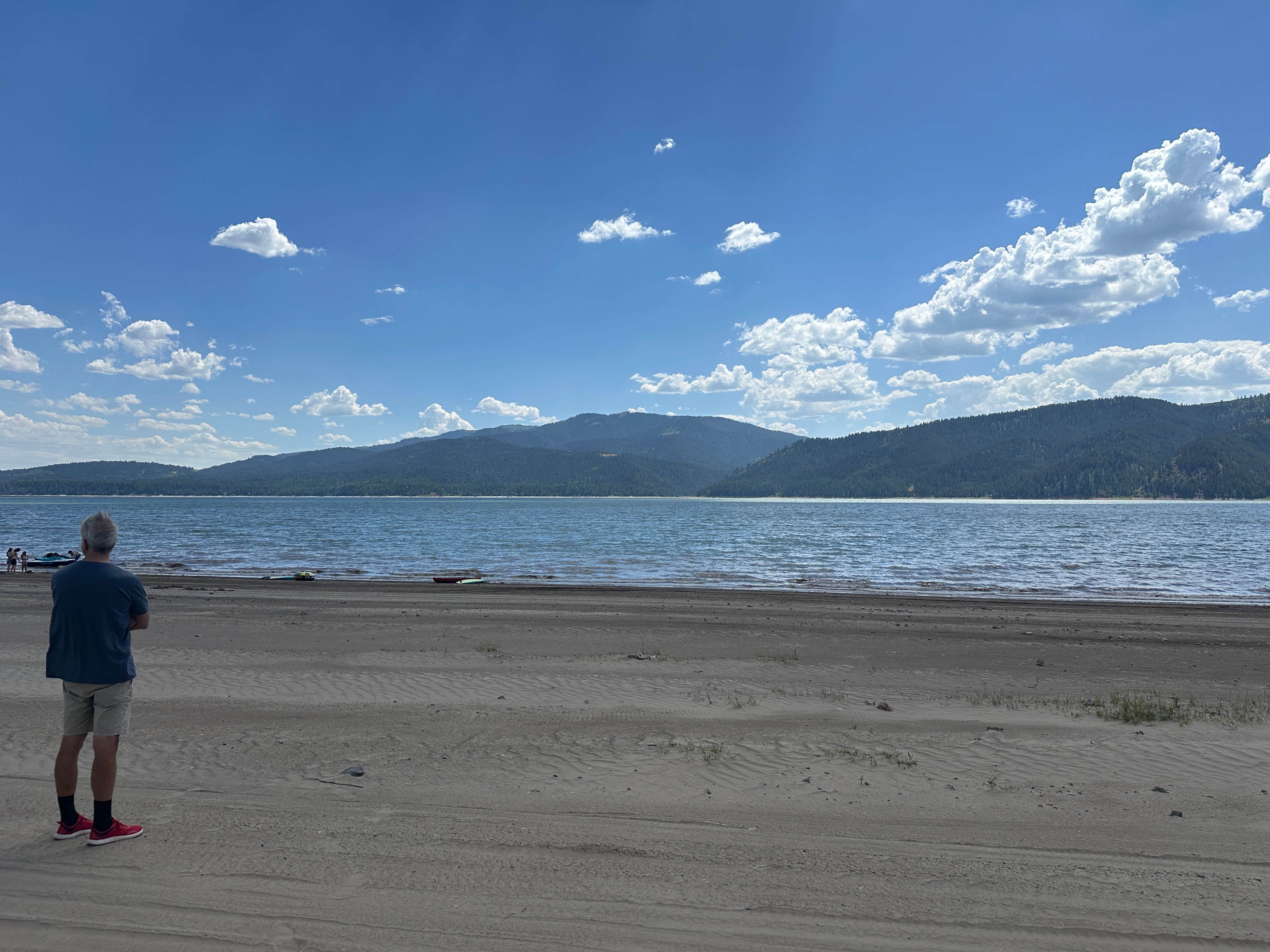 Leslie S.'s photo of a dispersed camping area at Snake River Alpine Dispersed Camping near Irwin, ID