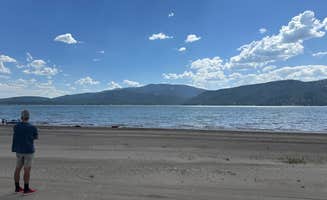 Leslie S.'s photo of a dispersed camping area at Snake River Alpine Dispersed Camping near Ammon, ID