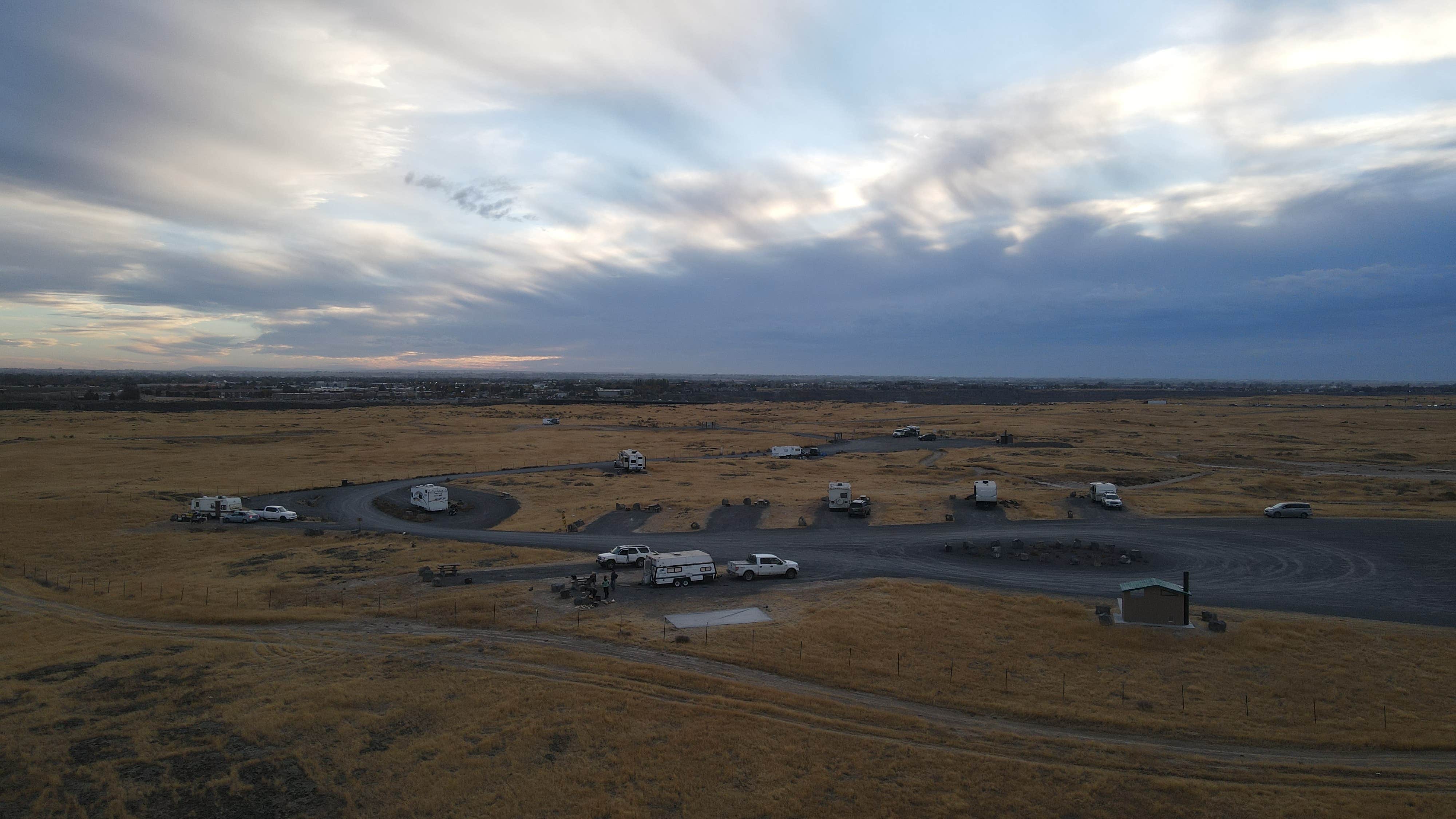 Brooke C.'s photo of a dispersed camping area at Snake River Canyons Park - Rickett's RV Camp near Kimberly, ID