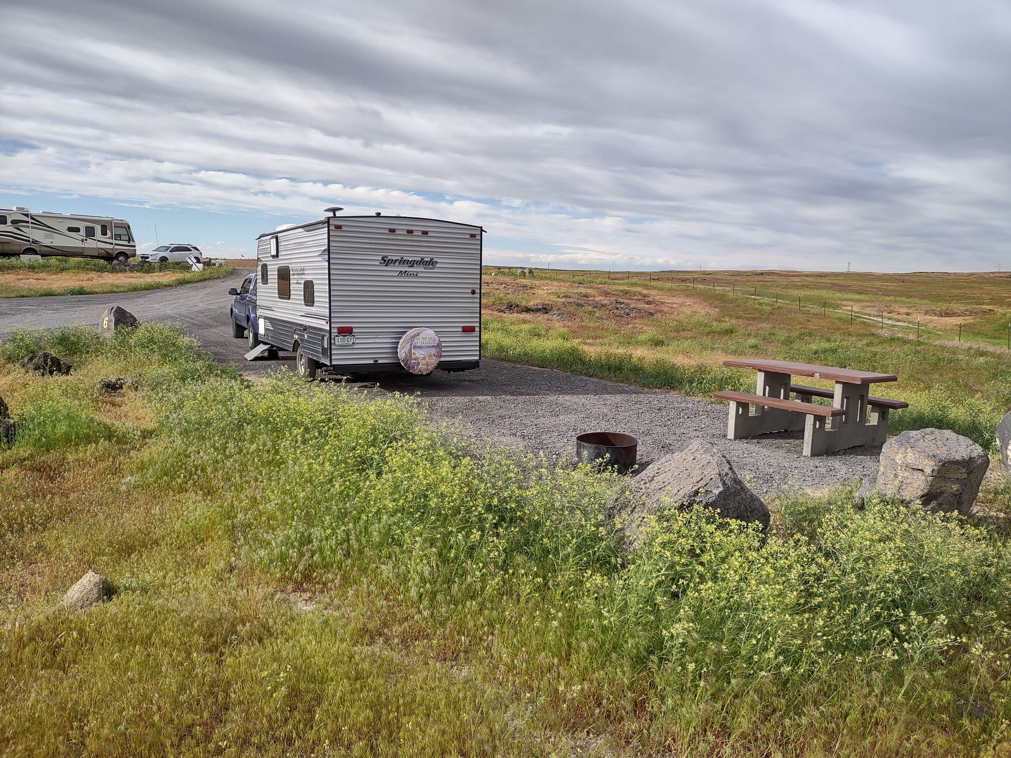 Mike's photo of rv camping at Snake River Canyons Park - Rickett's RV Camp near Oakley, ID