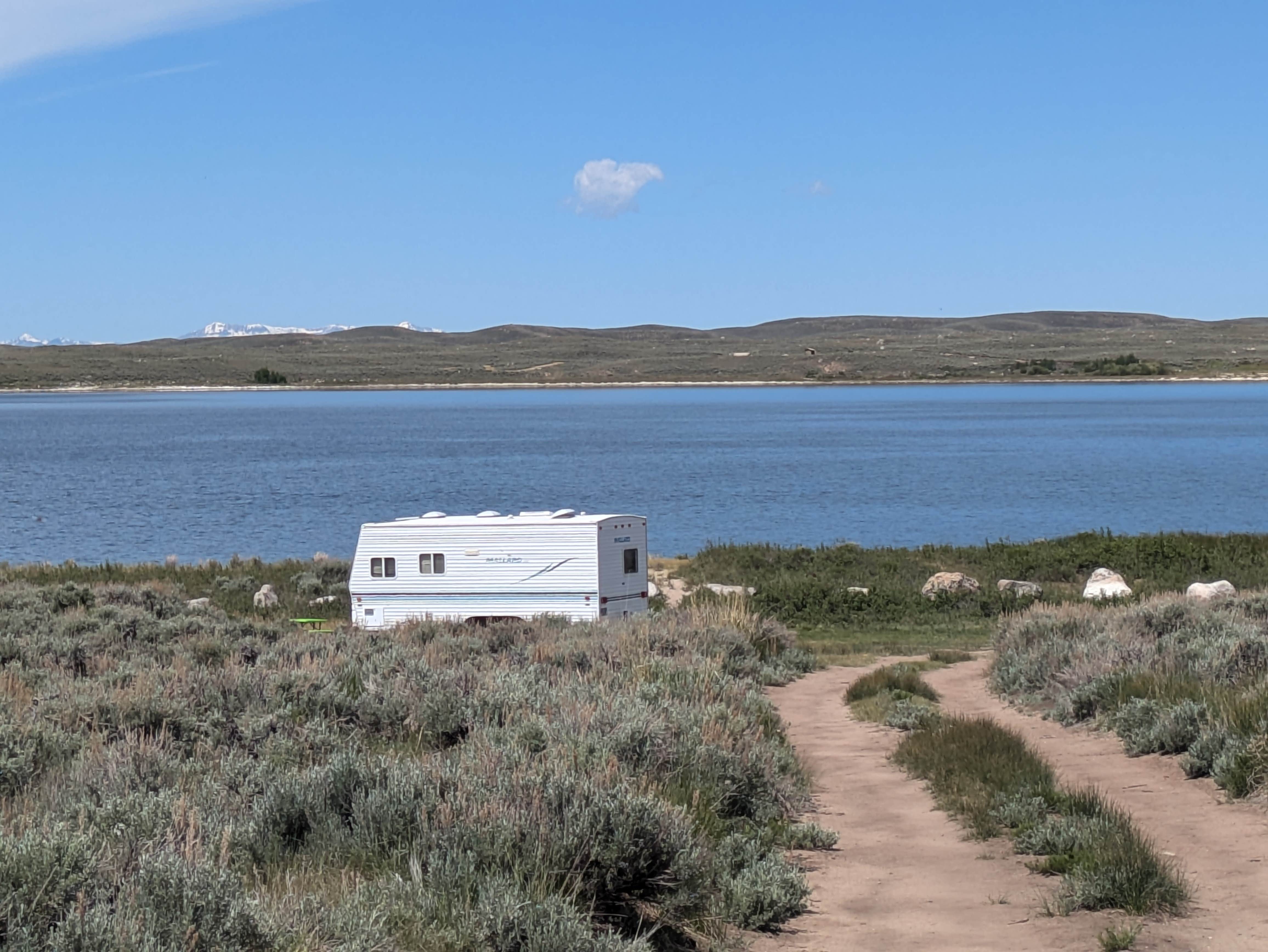 Greg L.'s photo of rv camping at Soda Lake Wildlife Area near Boulder, WY