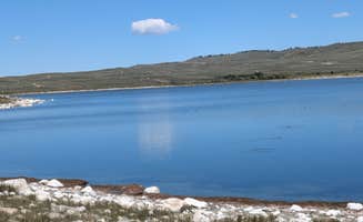 Greg L.'s photo of a dispersed camping area at Soda Lake Wildlife Area near Pinedale, WY