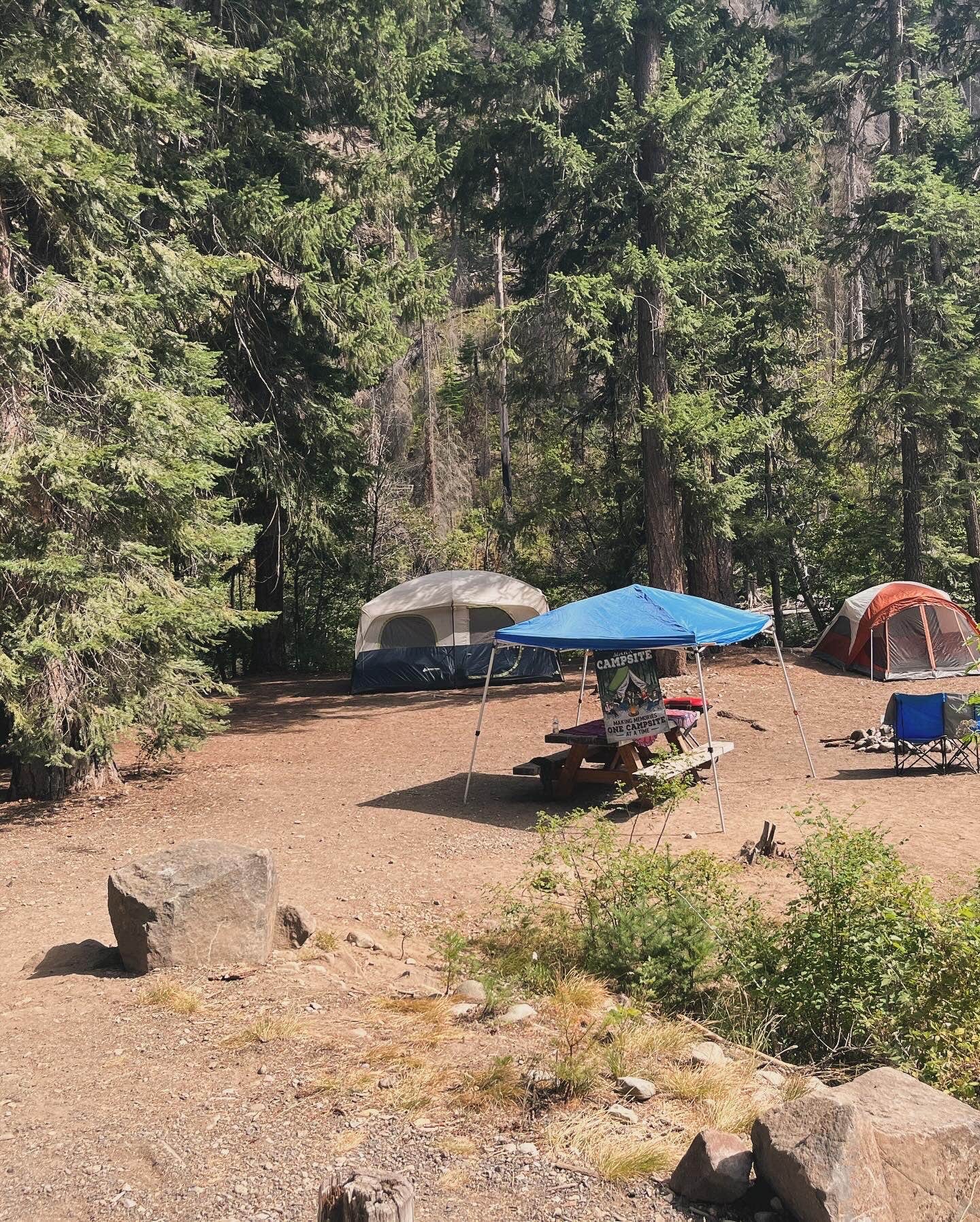 Ashlie M.'s photo of tent camping at Soda Springs near Black Butte Lake