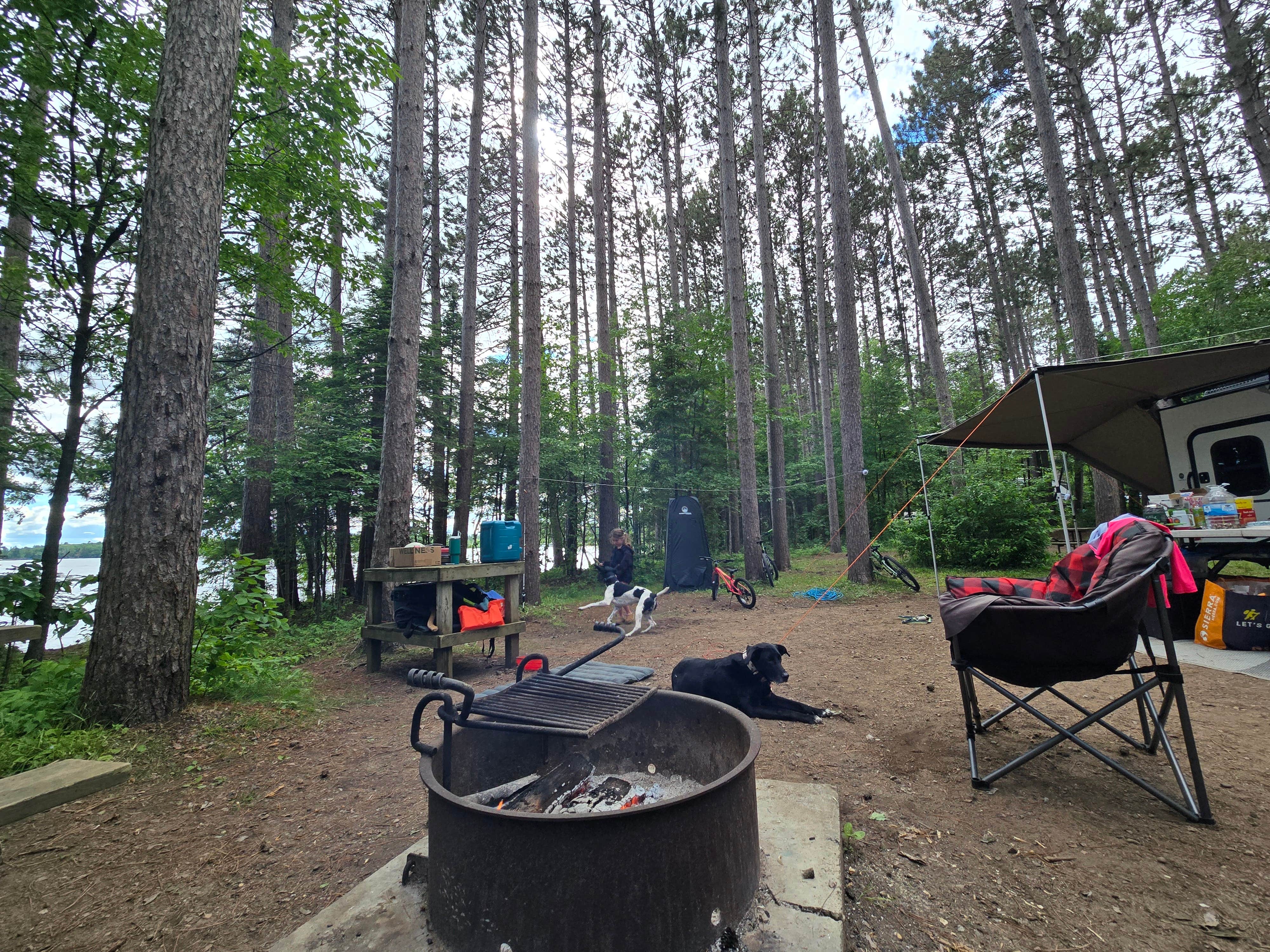 Camper-submitted photo at Solberg Lake County Park near Chequamegon-Nicolet NF
