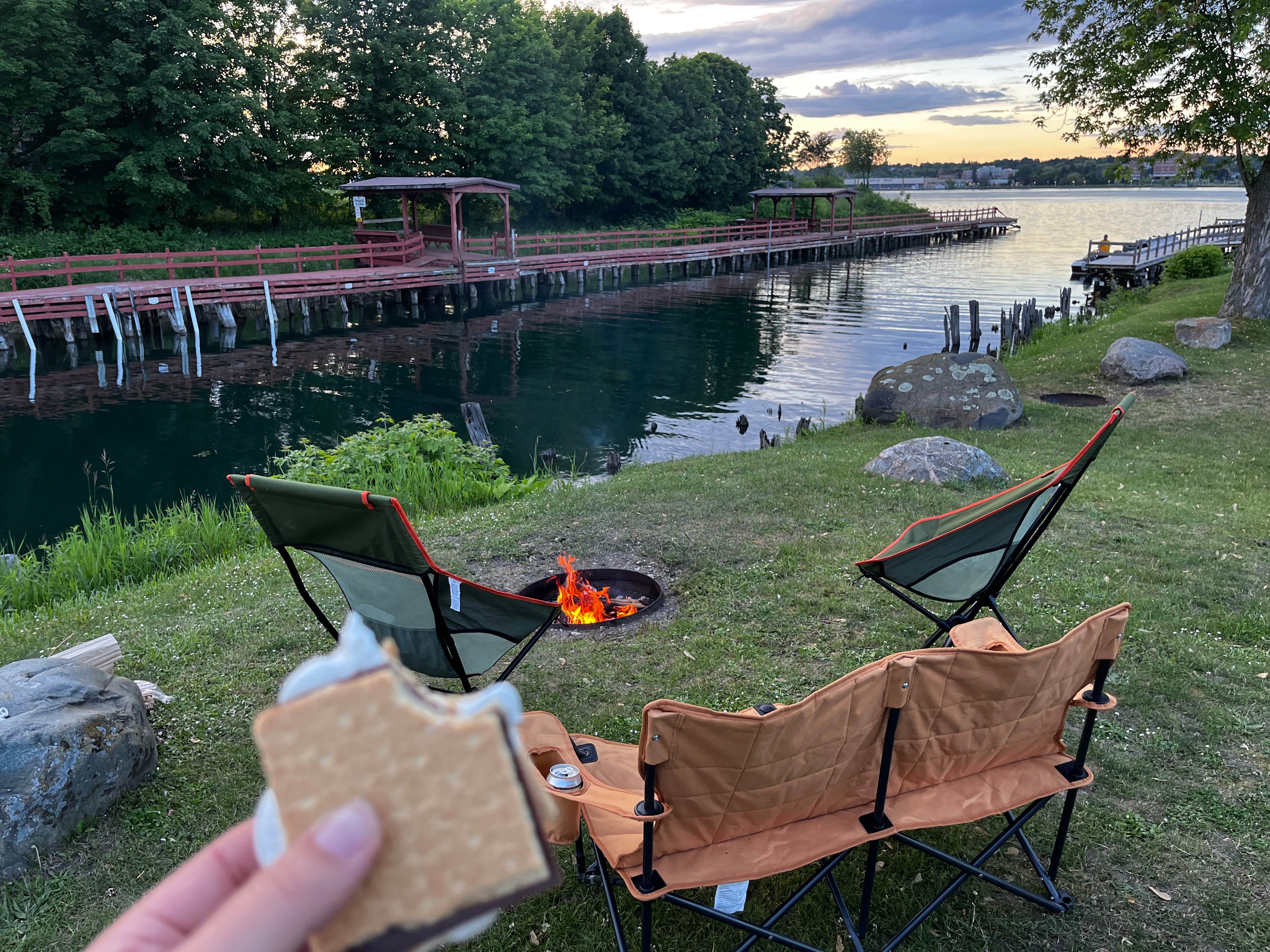 Camper-submitted photo at Soo Locks Campground near Sault Ste. Marie, MI