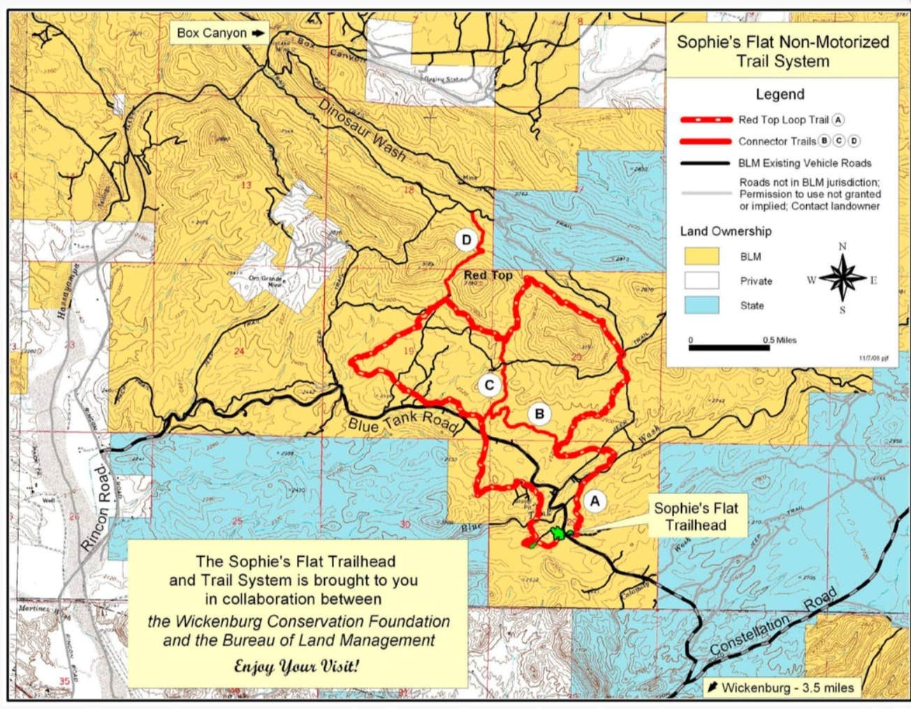 Camper-submitted photo at Sophie's Flat Trailhead near Congress, AZ