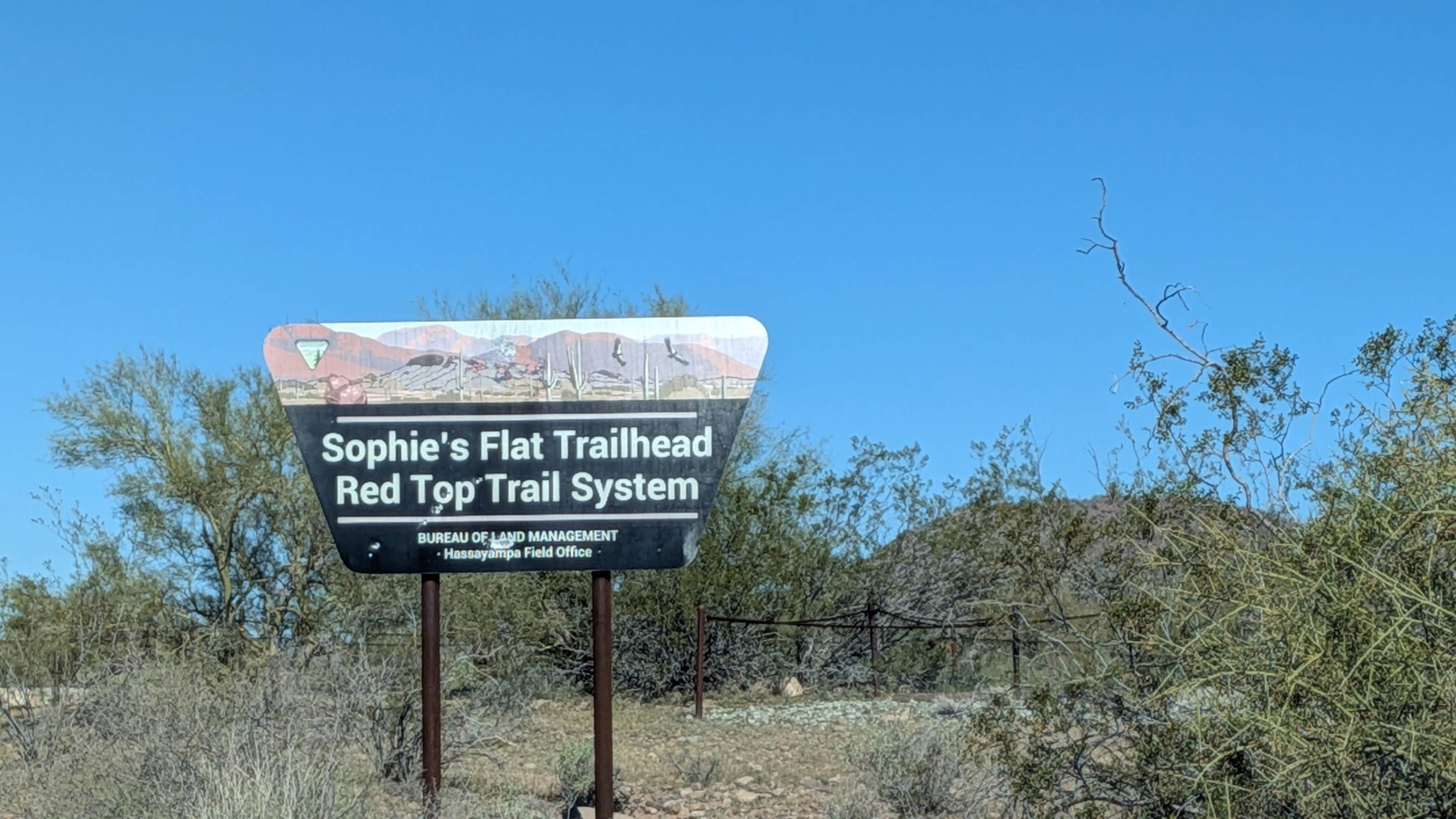Camper-submitted photo at Sophie's Flat Trailhead near Congress, AZ