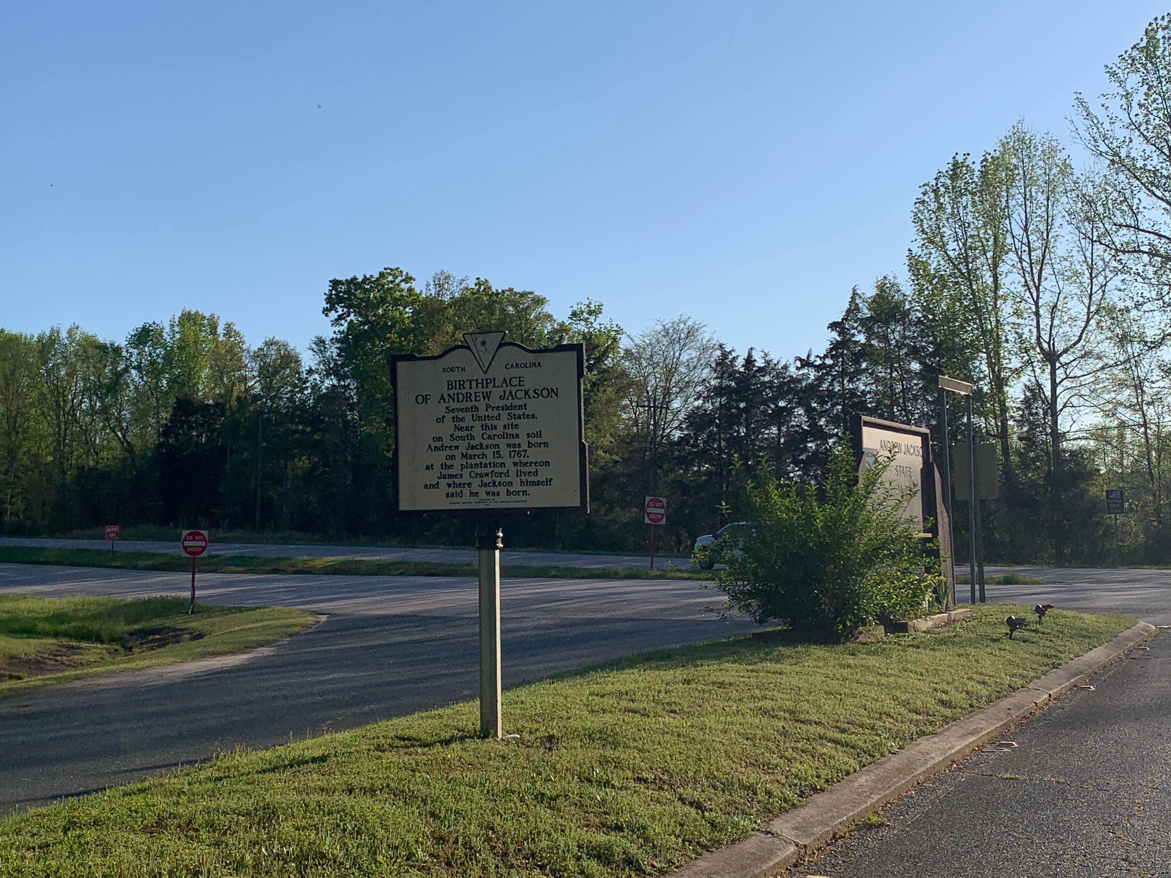 karen R.'s photo of camping with pets at Andrew Jackson State Park Campground near Charlotte, NC