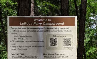 Camping near Sandover Historic Homesite: Leroys Ferry, Lincolnton, South Carolina