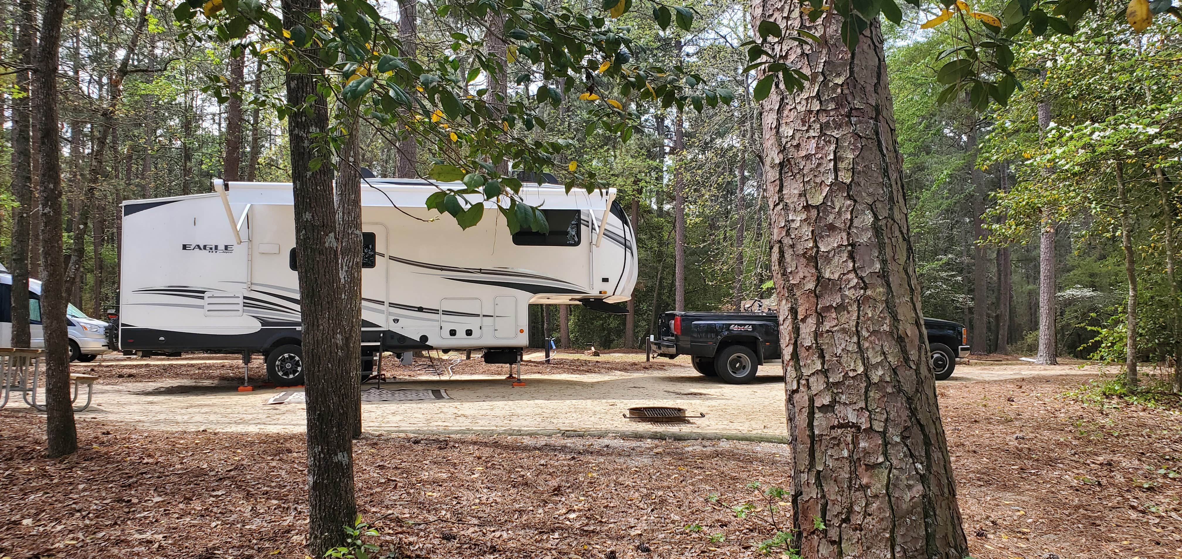 John R.'s photo of rv camping at Little Pee Dee State Park Campground near Orrum, NC