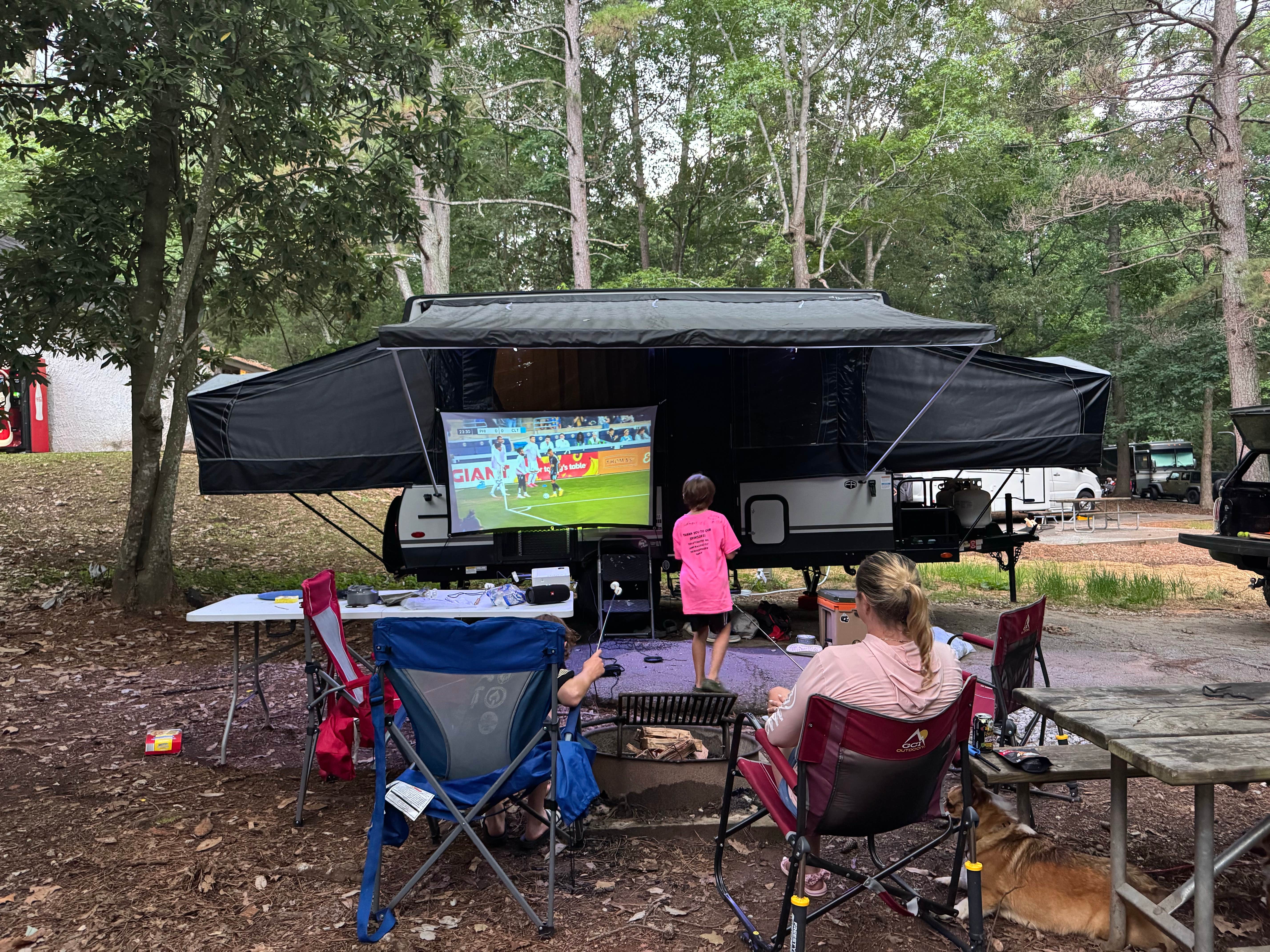 Matt R.'s photo of camping with pets at Paris Mountain State Park Campground near Landrum, SC