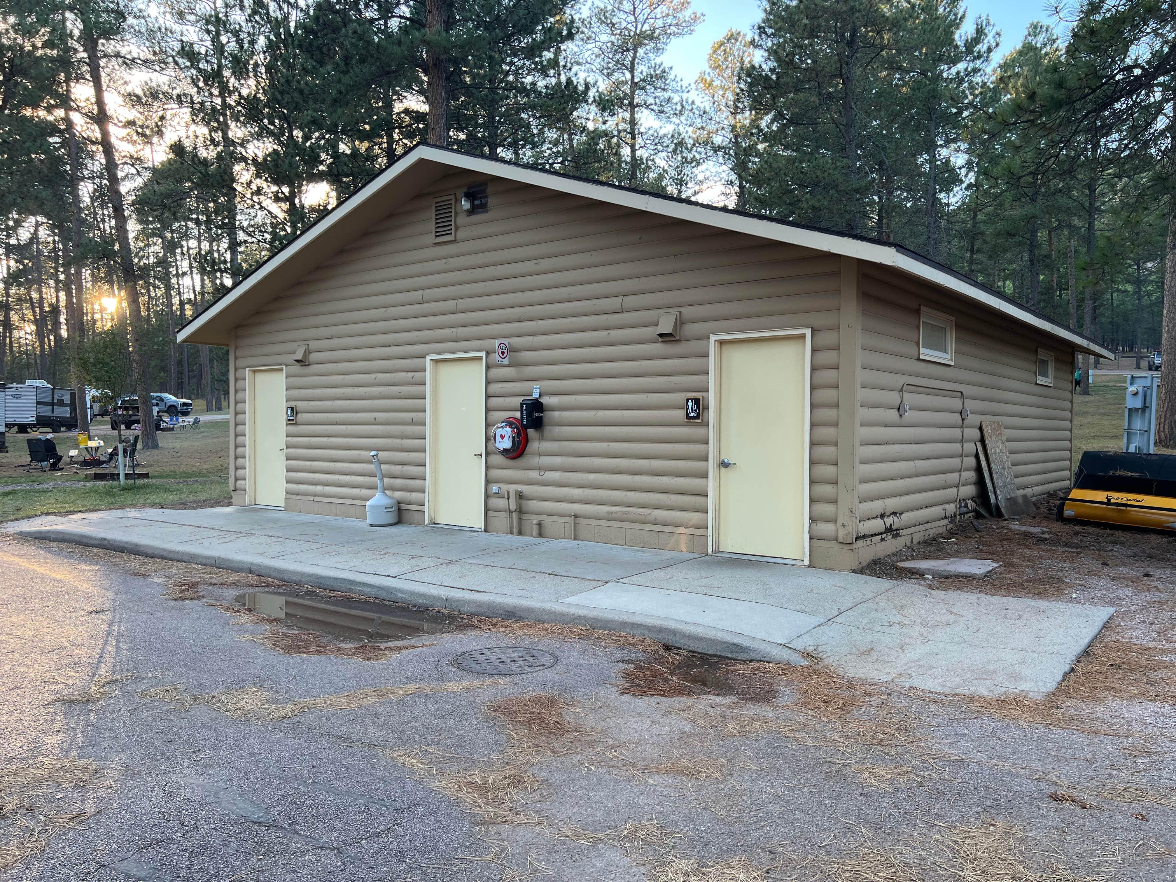 Meghan B.'s photo of a cabin at Blue Bell Campground — Custer State Park near Hot Springs, SD