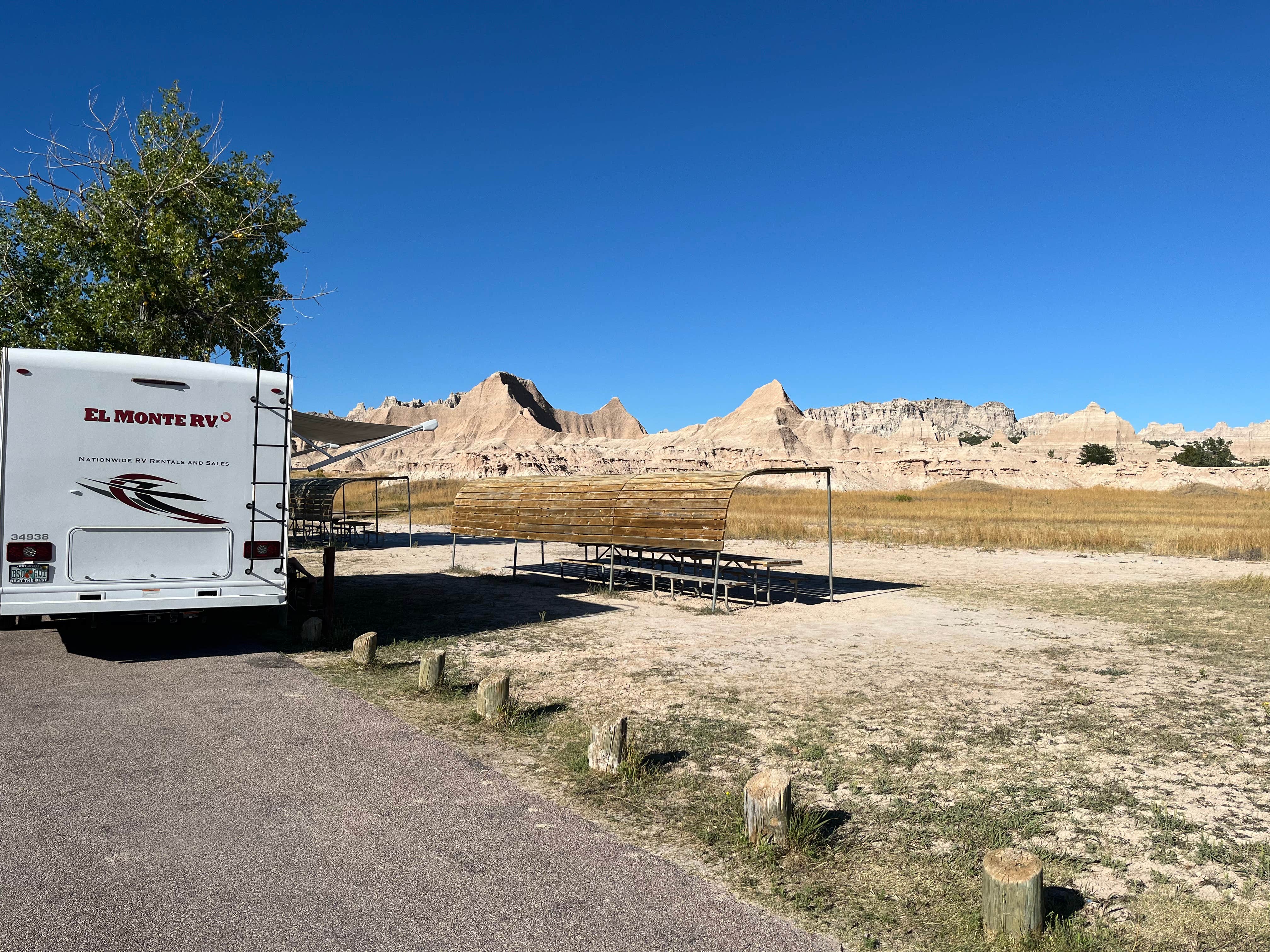 Karsten's photo of rv camping at Cedar Pass Campground — Badlands National Park near Badlands National Park