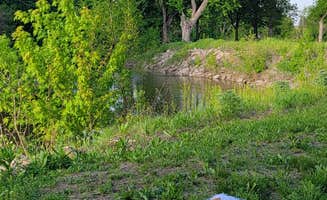 Bibs O.'s photo of camping with pets at Gunderson Park near Rock Valley, IA