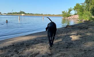 Molly M.'s photo of camping with pets at Lake Mitchell Campground near Geddes, SD