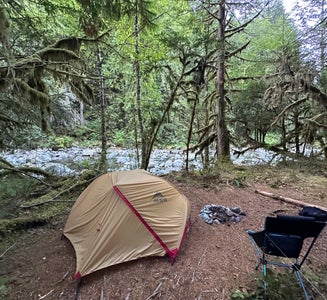 Camper-submitted photo from South Fork Snoqualmie River Dispersed Site