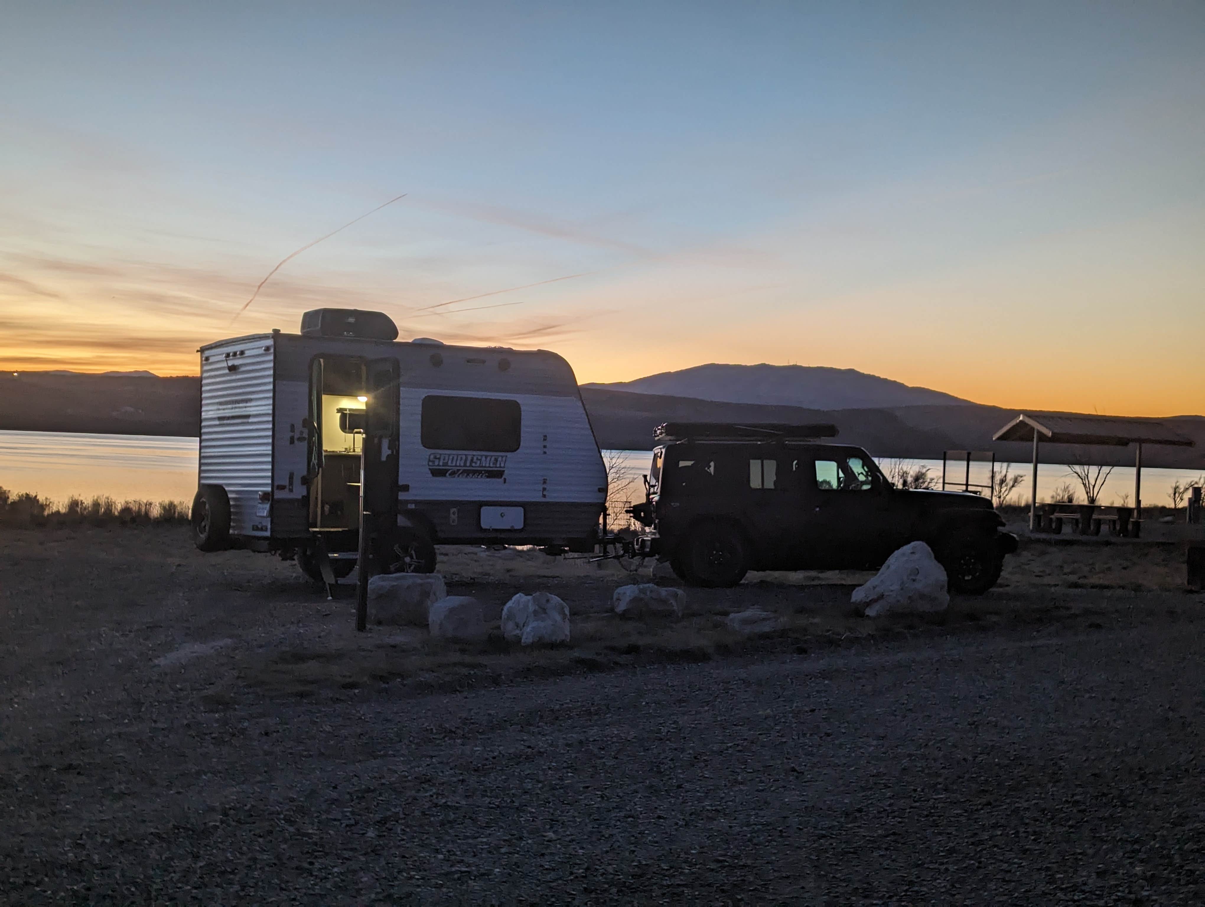 Max U.'s photo of rv camping at East Campground — South Fork State Recreation Area near Carlin, NV