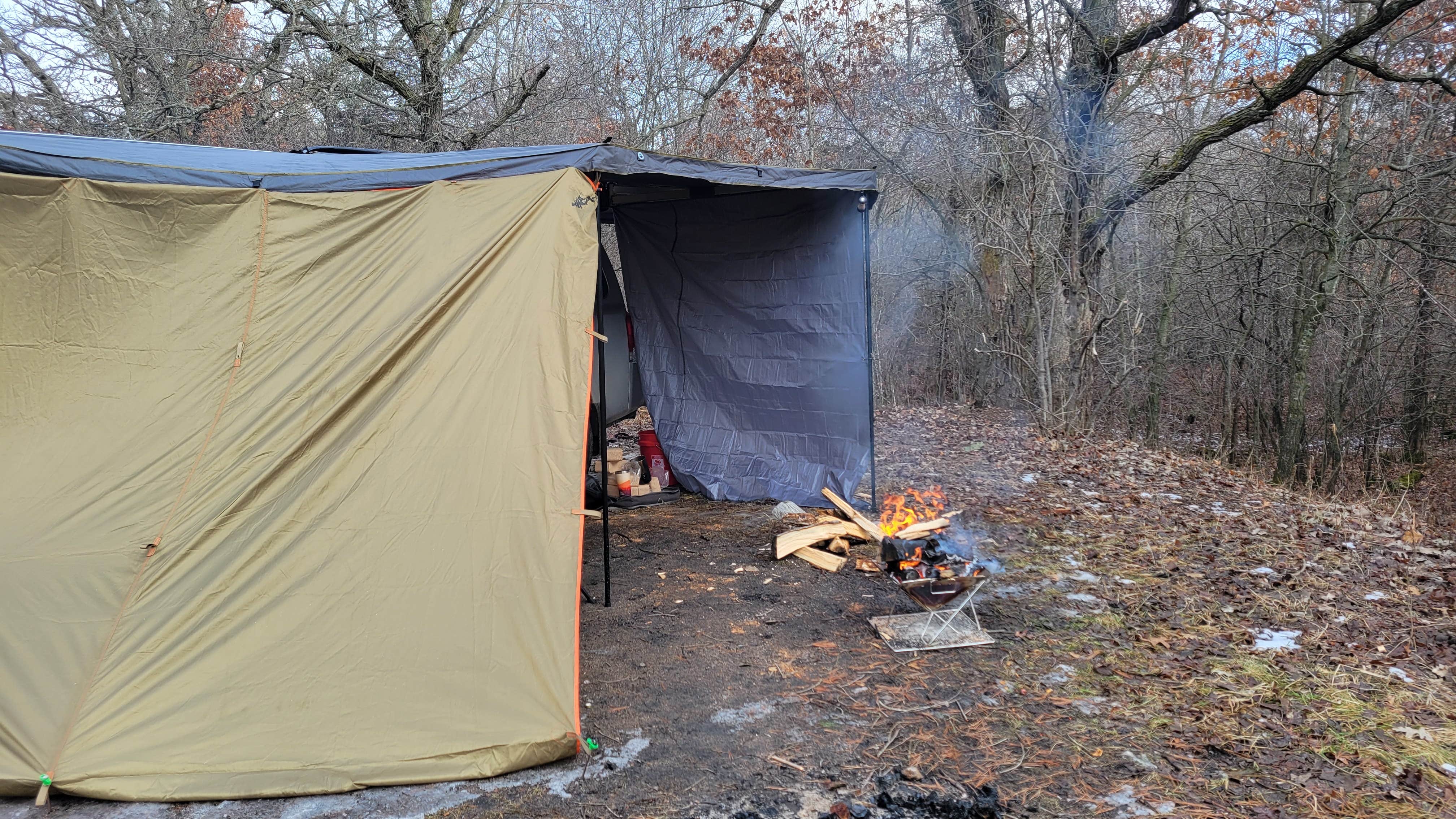 Skip H.'s photo of a dispersed camping area at South of Sand Dunes State Forest near Otsego, MN
