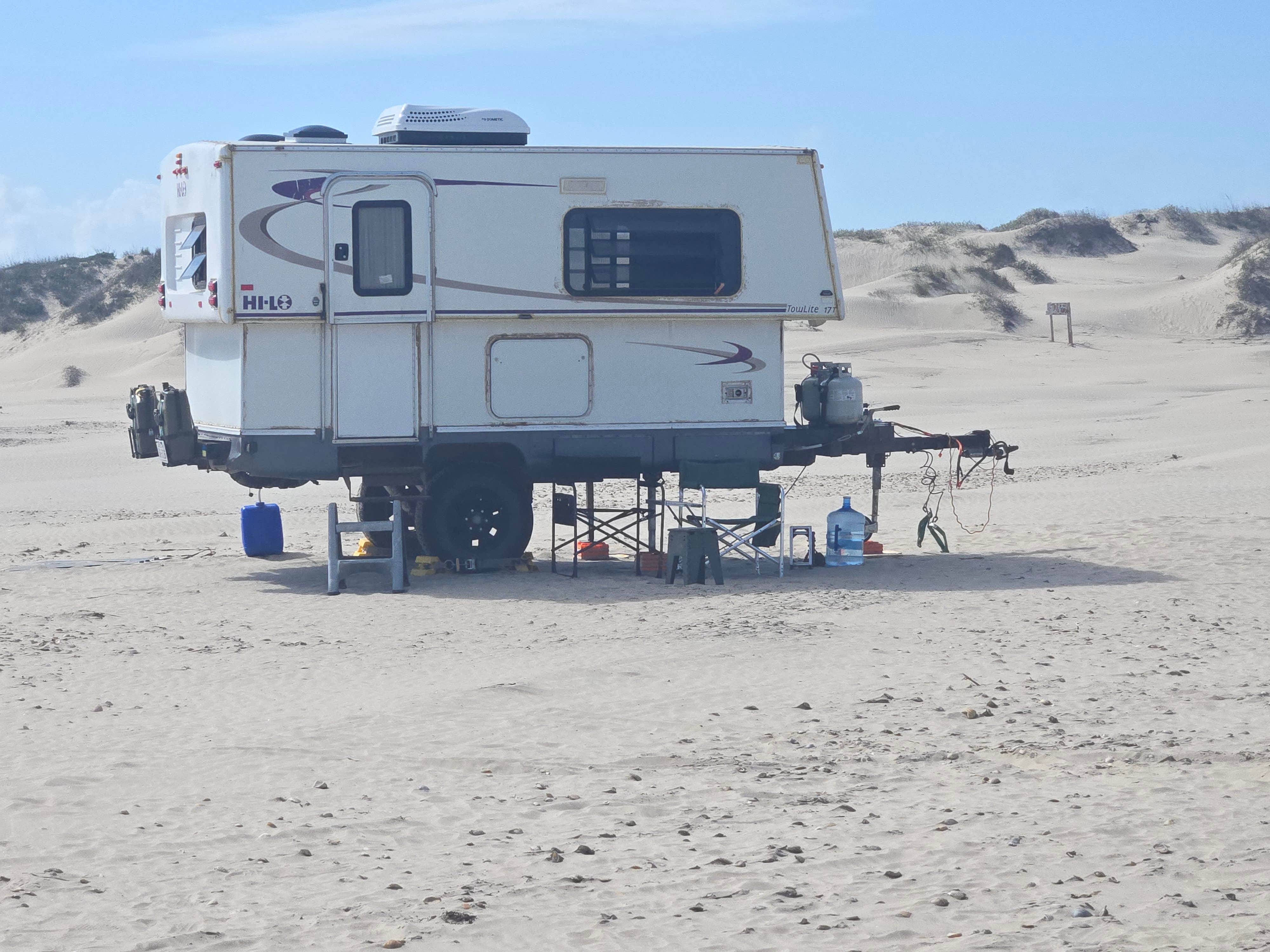 South Padre Island Beach - Parking Along The Road