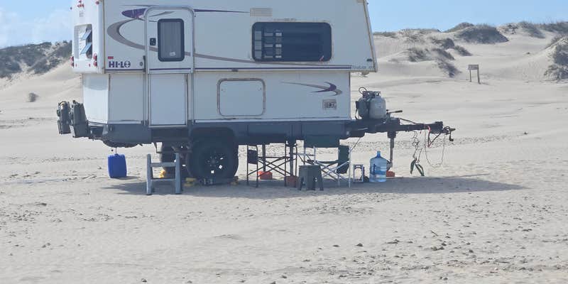 Camper submitted image from South Padre Island Beach - Parking Along The Road