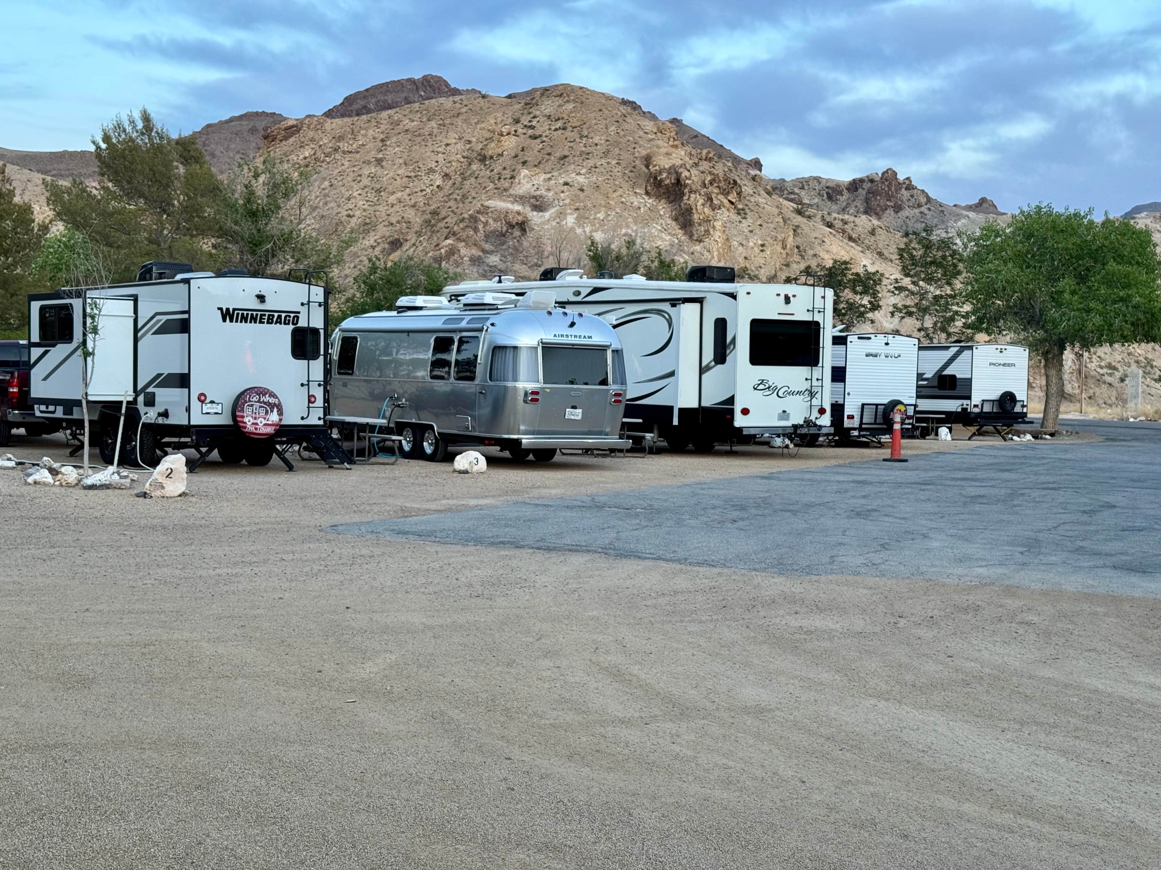 Trena G.'s photo of rv camping at Space Station RV Park & Market near Beatty, NV