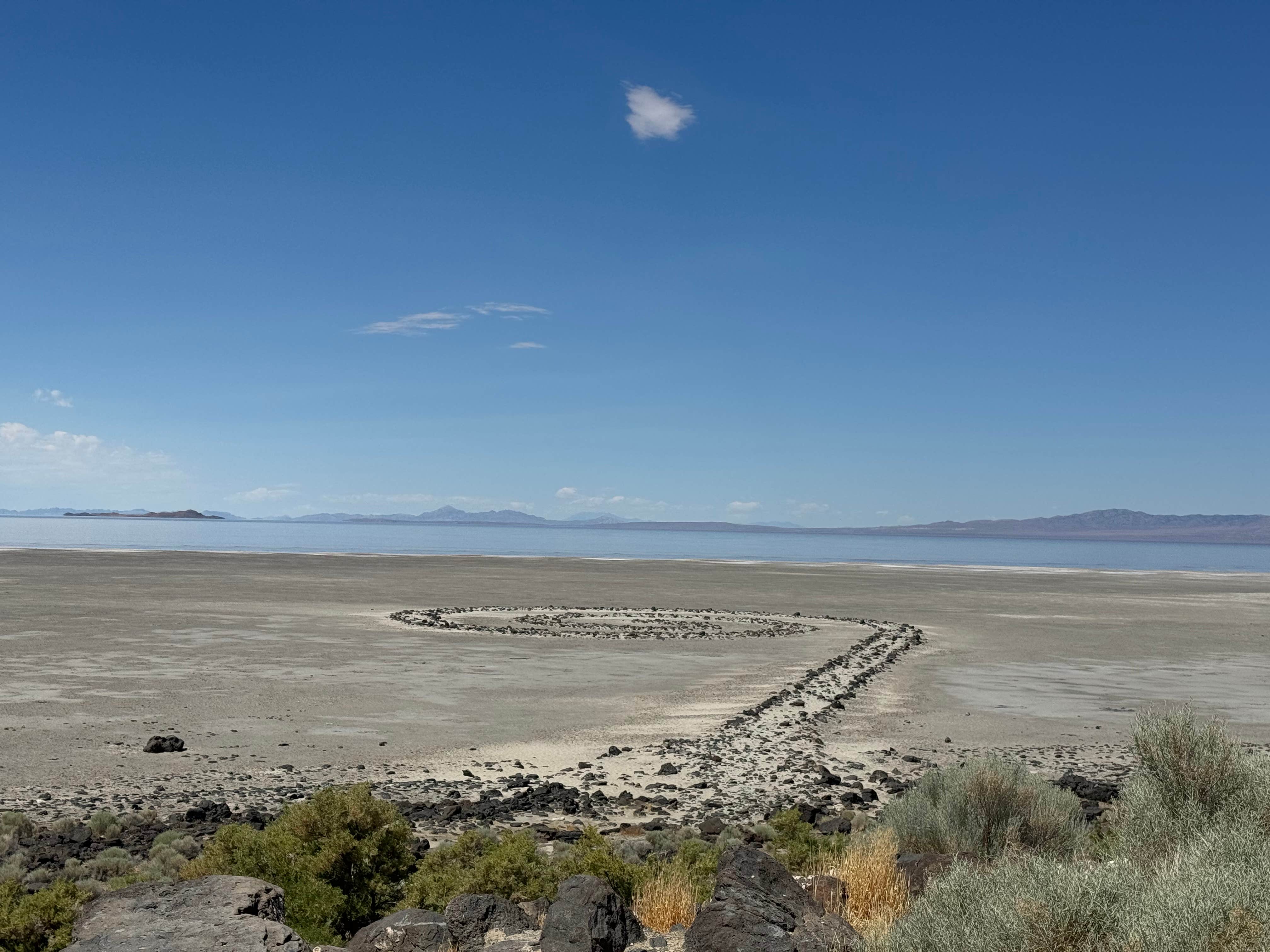 Camper-submitted photo at Spiral Jetty near Roy, UT