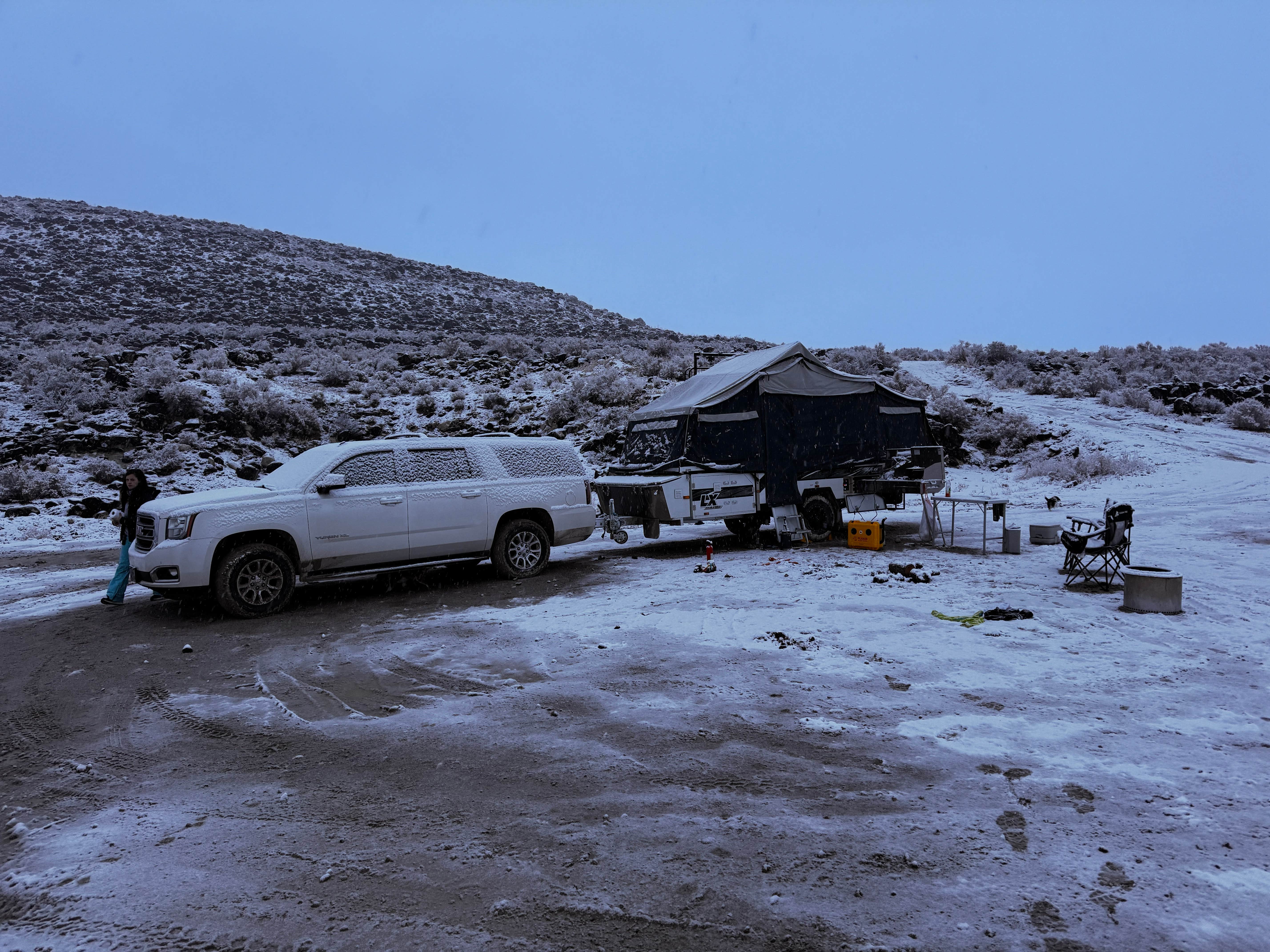 Preston C.'s photo of a dispersed camping area at Spiral Jetty near Roy, UT