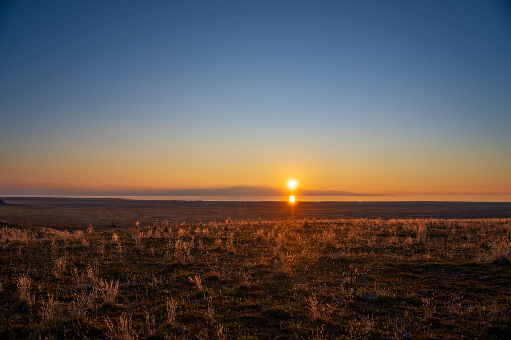Camper-submitted photo at Split Rock Bay Backcountry Campsites — Antelope Island State Park near Centerville, UT