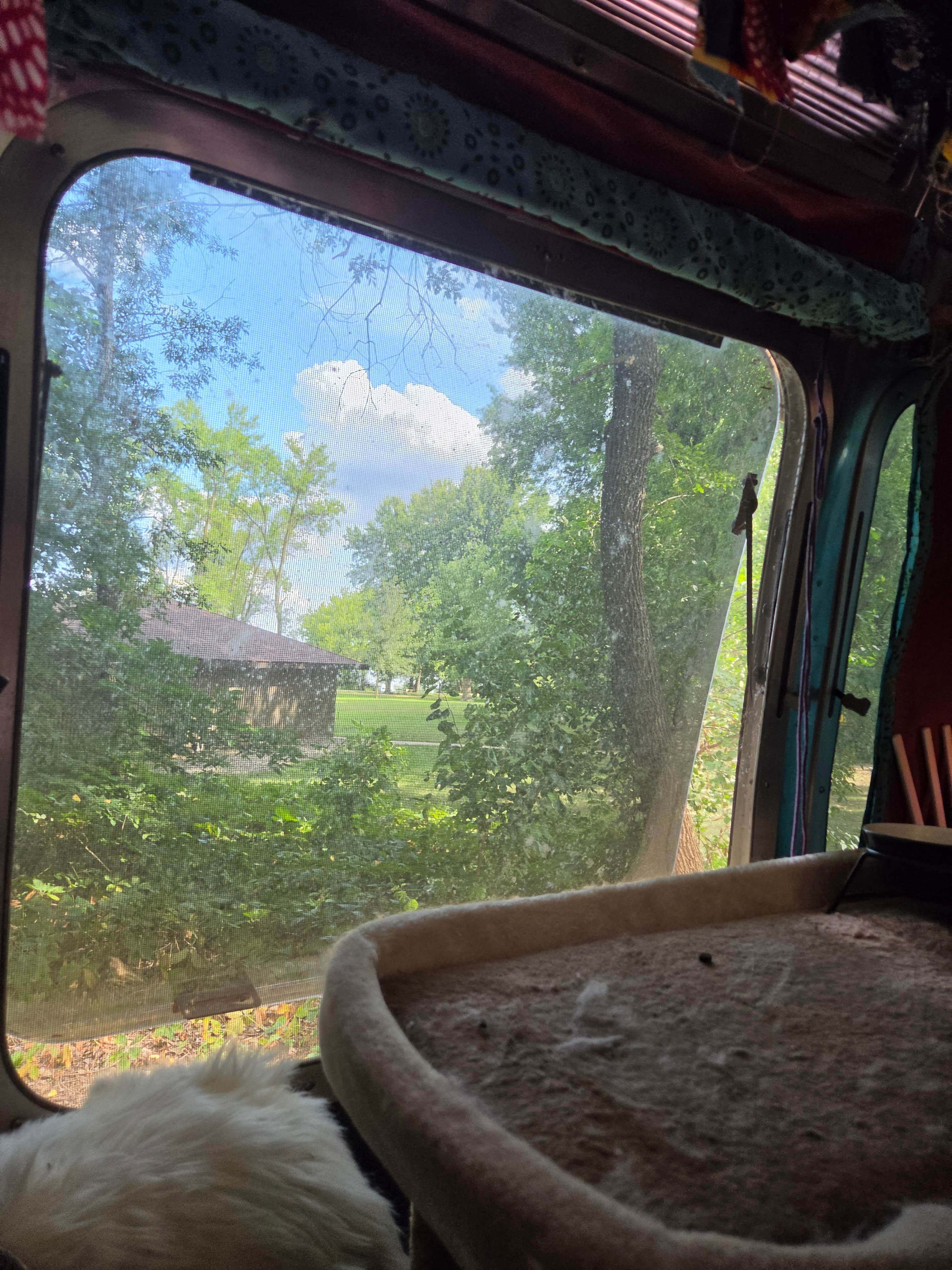 Sacred E.'s photo of camping with pets at Split Rock Creek State Park Campground near Dell Rapids, SD
