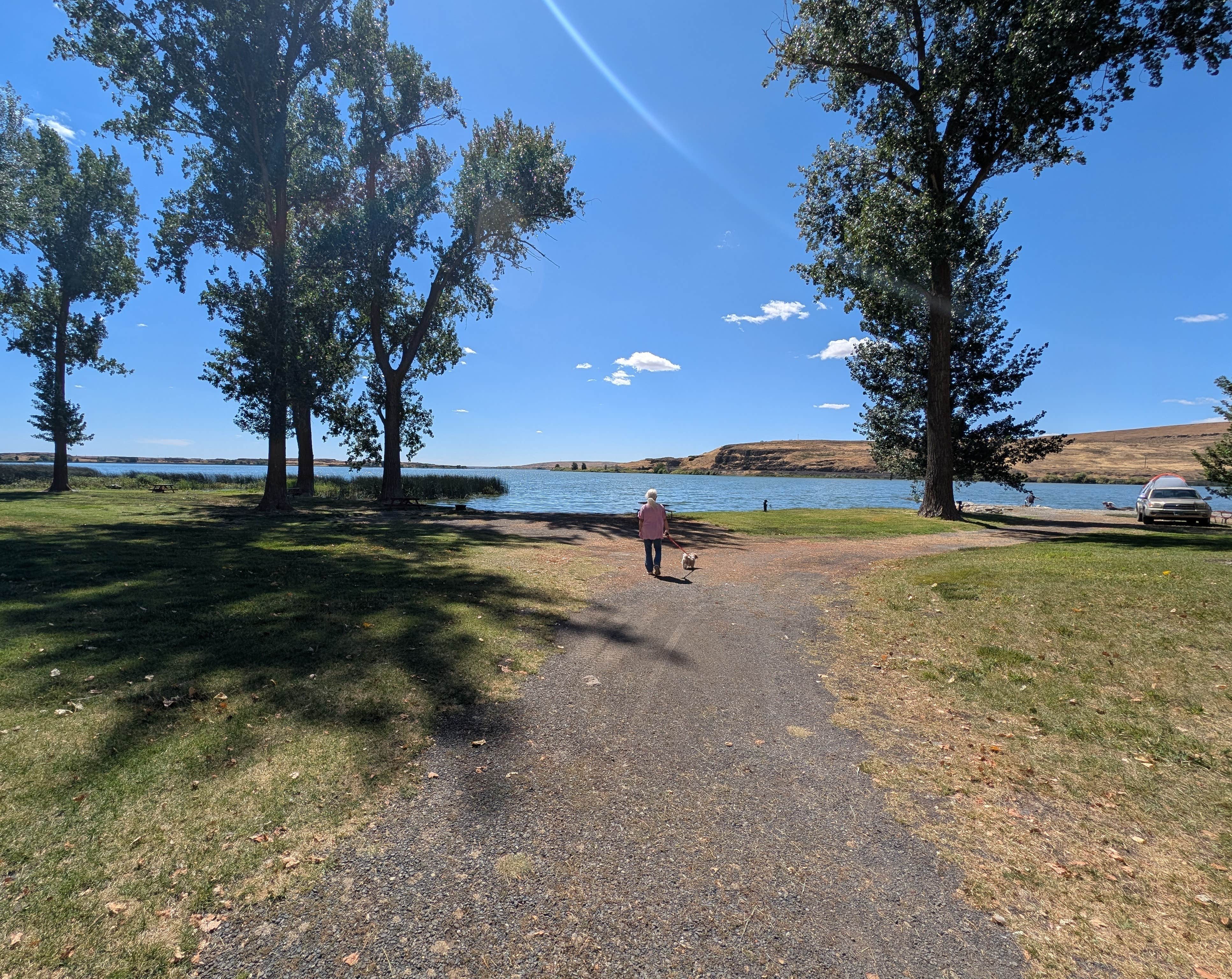 Marie D.'s photo of camping with pets at Sprague Lake Resort near Steptoe, WA