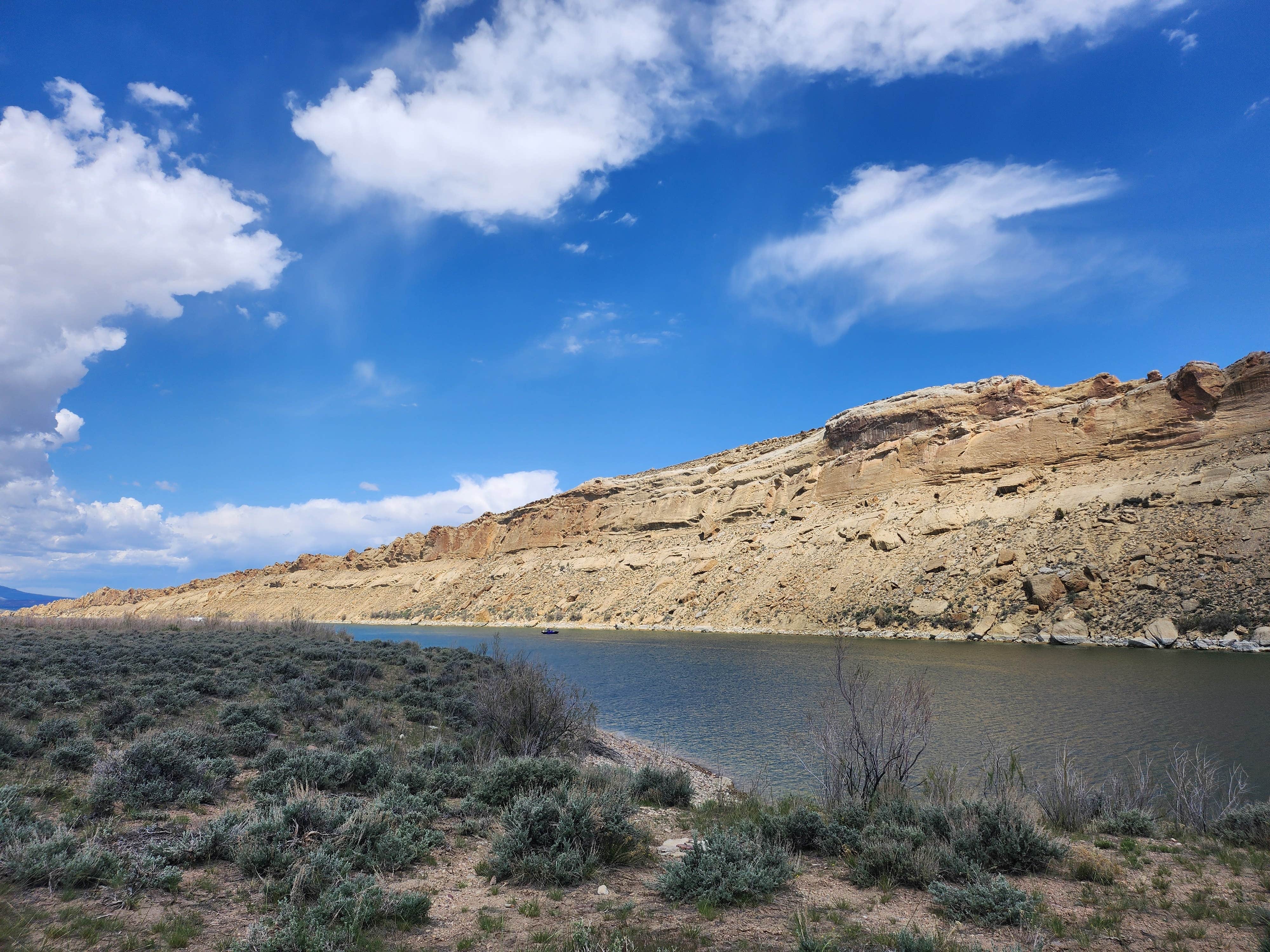 Kelda C.'s photo of a dispersed camping area at Spring Creek Road Dispersed - Flaming Gorge near Lonetree, WY