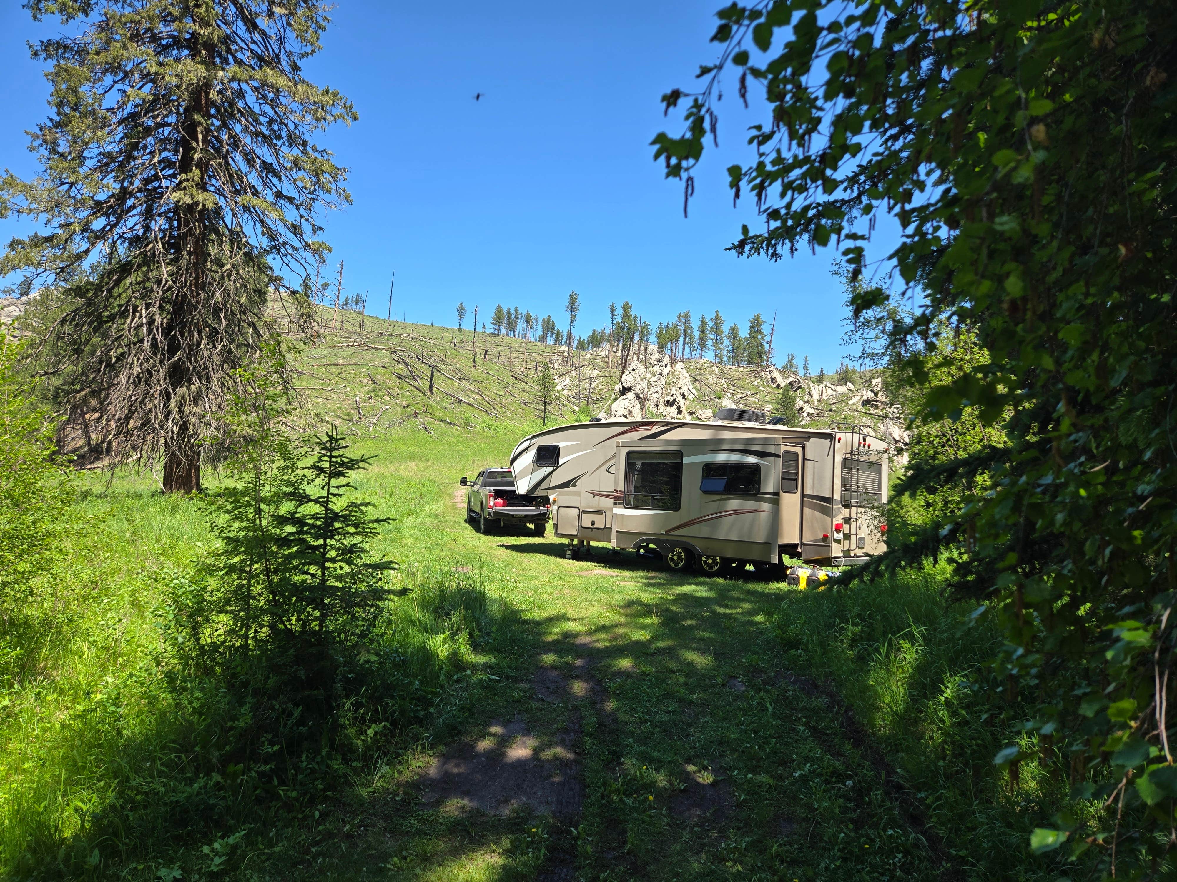 Camper-submitted photo at Spring Creek Road near Hot Springs, SD
