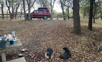Jeffrey Z.'s photo of camping with pets at Spring Hill Campground — Boiling Springs State Park near Fort Supply Lake