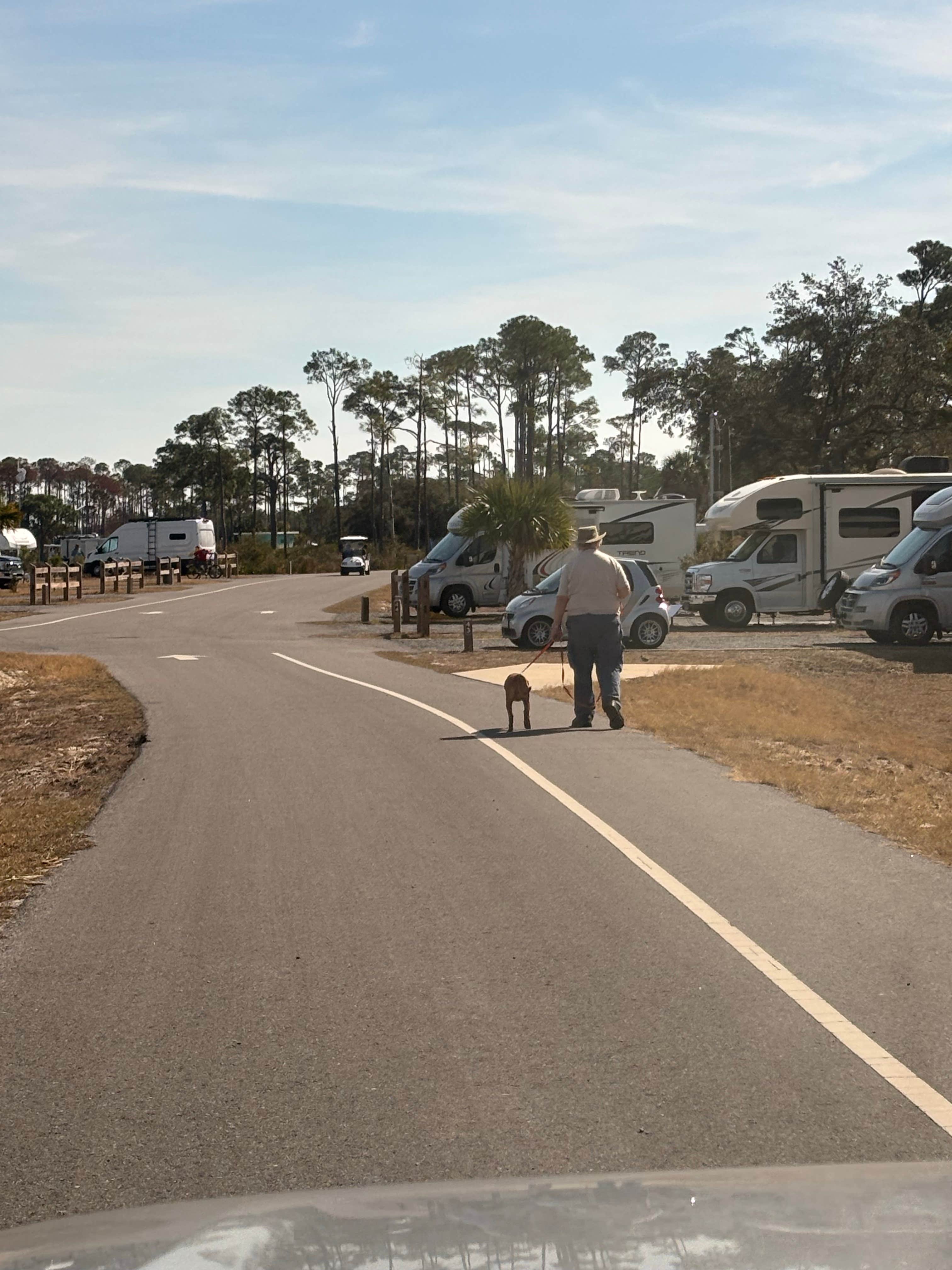 James M.'s photo of camping with pets at St. Andrews State Park Campground near Youngstown, FL