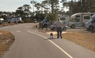 James M.'s photo of camping with pets at St. Andrews State Park Campground near Port St. Joe, FL