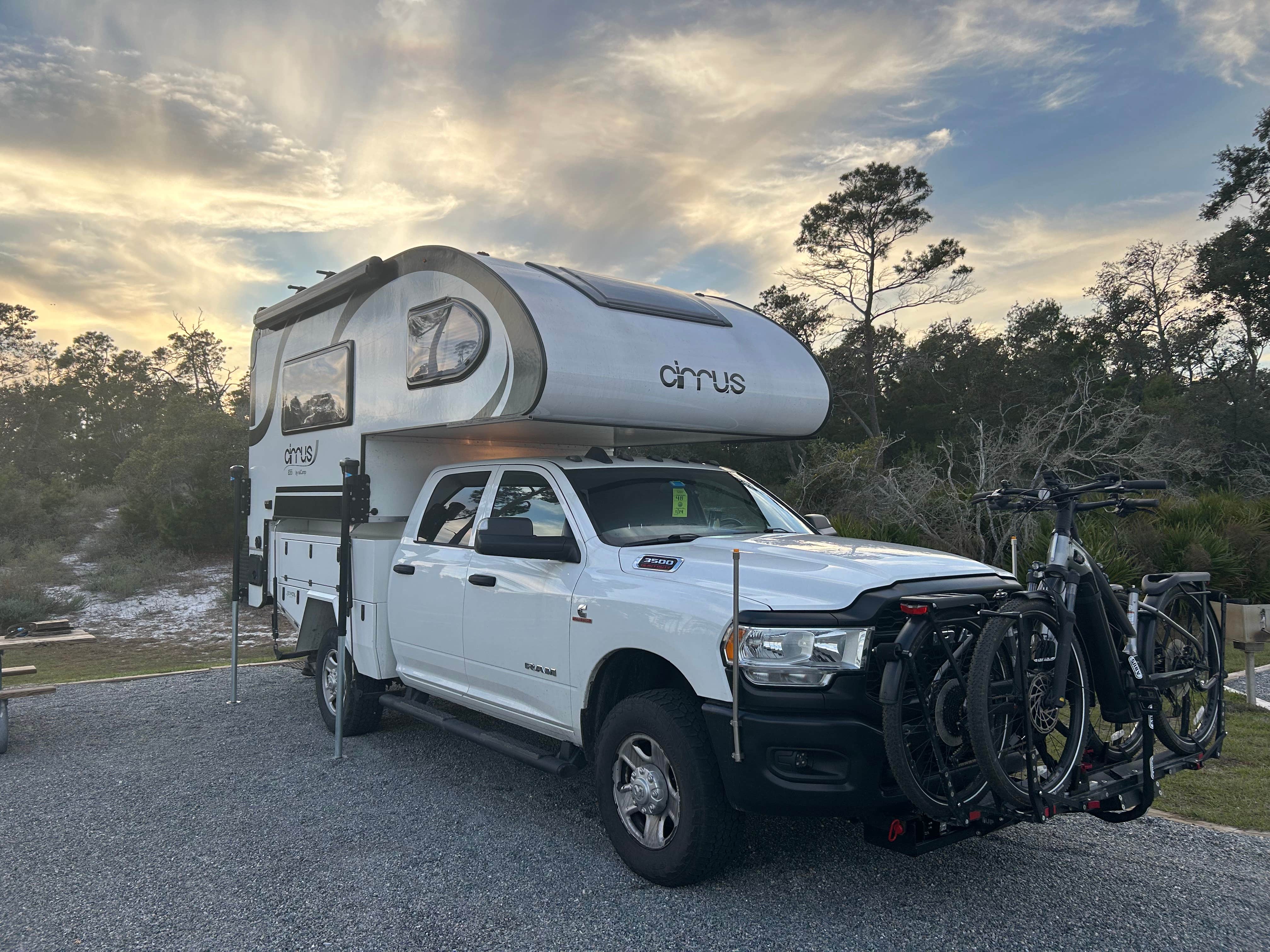 Ursula's photo of rv camping at St. Andrews State Park Campground near Mexico Beach, FL