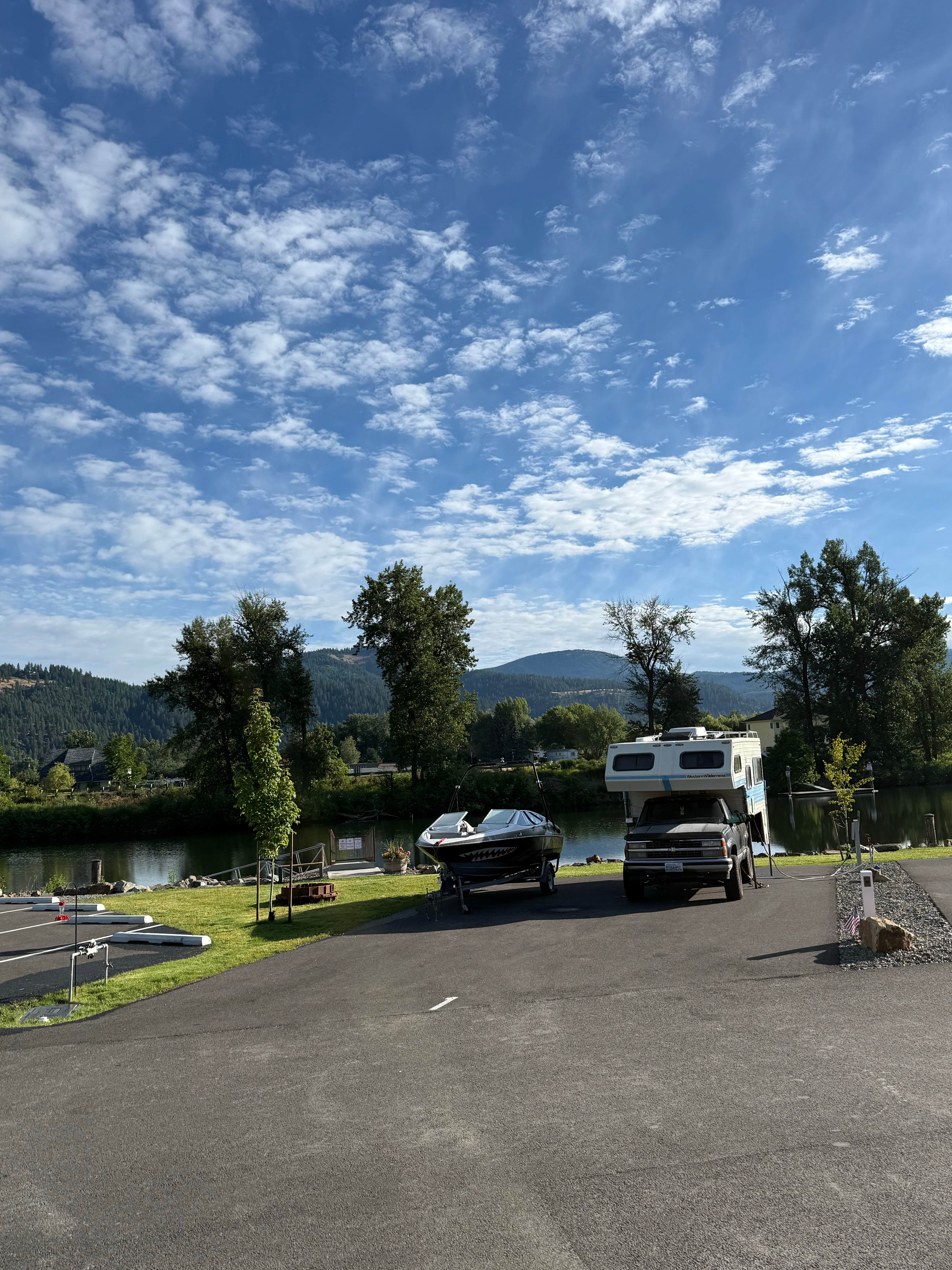 Camping near Hawleys Landing Campground — Heyburn State Park: St. Maries Riverfront RV Resort, St. Maries, Idaho