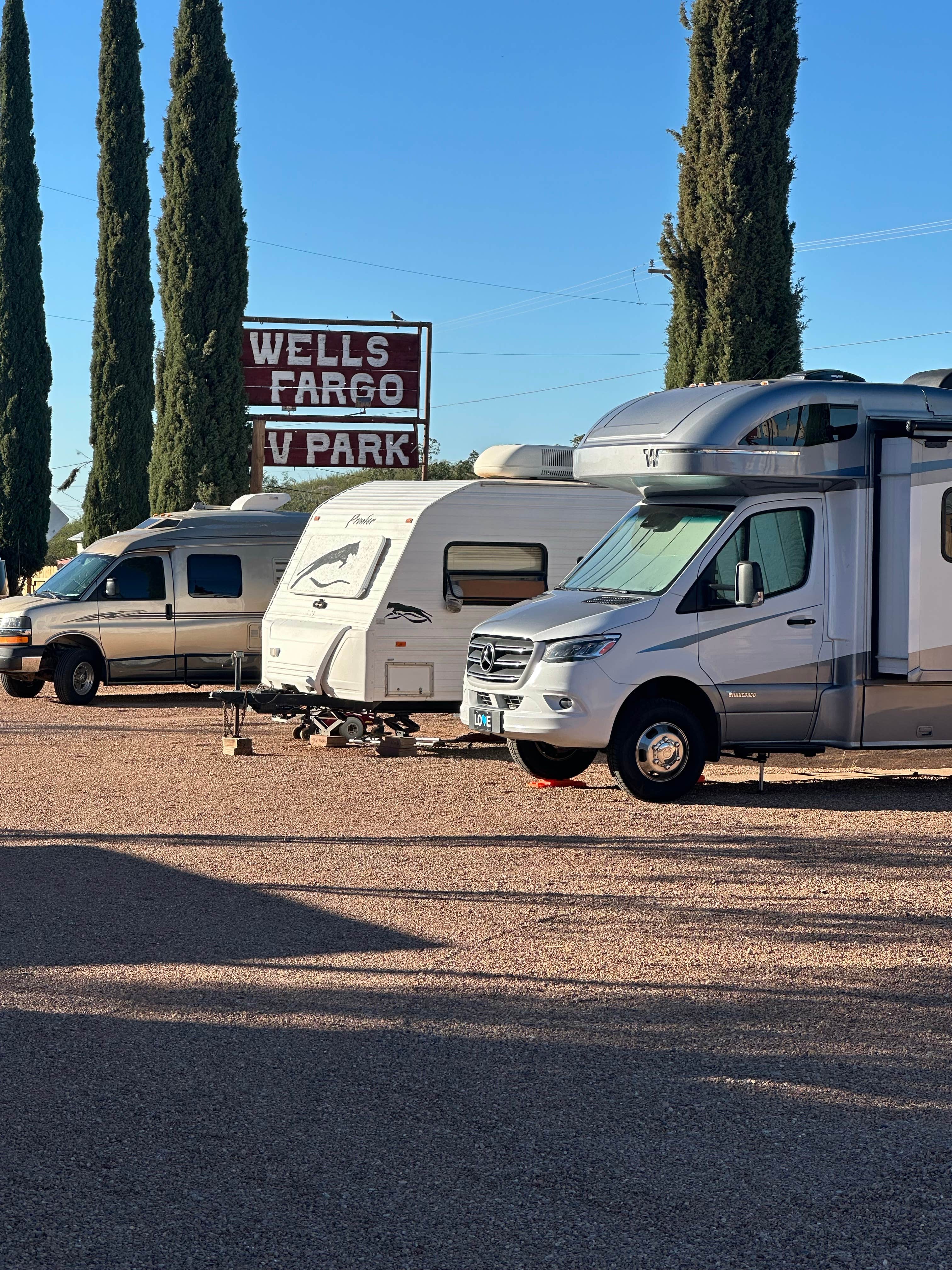 Camper-submitted photo at Wells Fargo RV Park near Tombstone, AZ