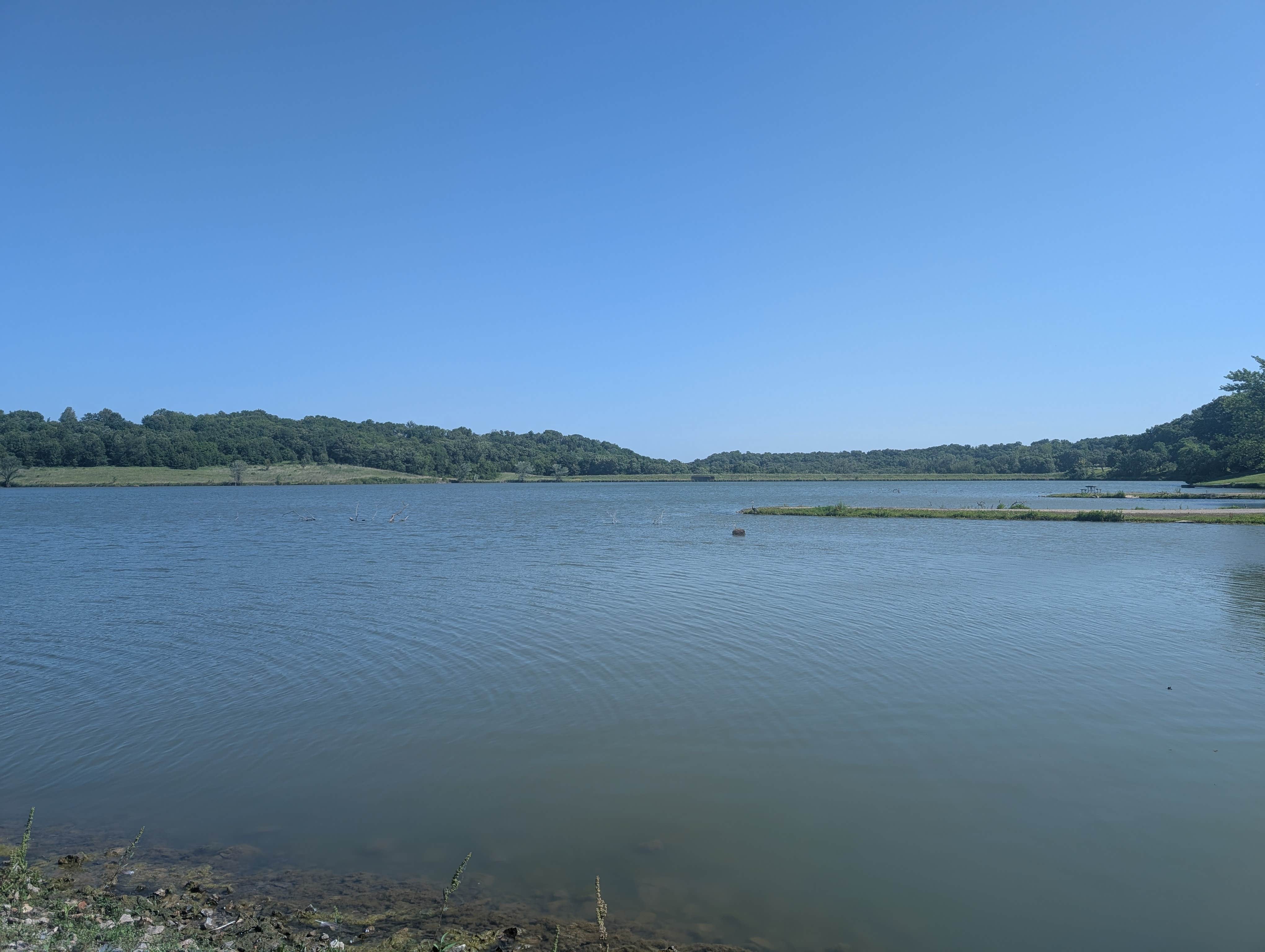Rick M.'s photo of a dispersed camping area at Atchison State Fishing Lake near Perry, KS