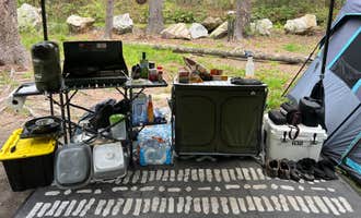 Camping near Crabtree Creek on Victor Road: Steele Creek, Jonas Ridge, North Carolina
