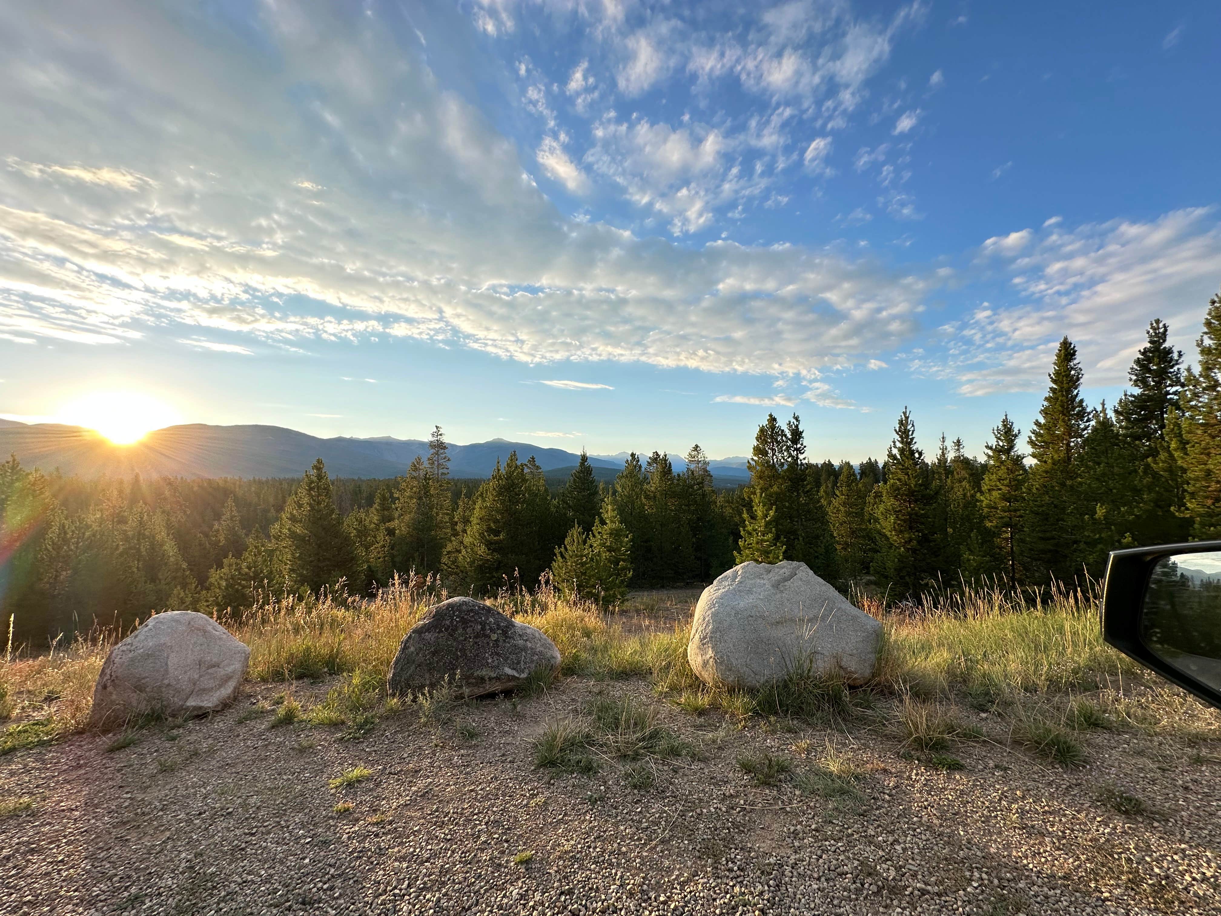 Mati C.'s photo of a dispersed camping area at Stillwater Pass Dispersed Campsite near Grand Lake, CO