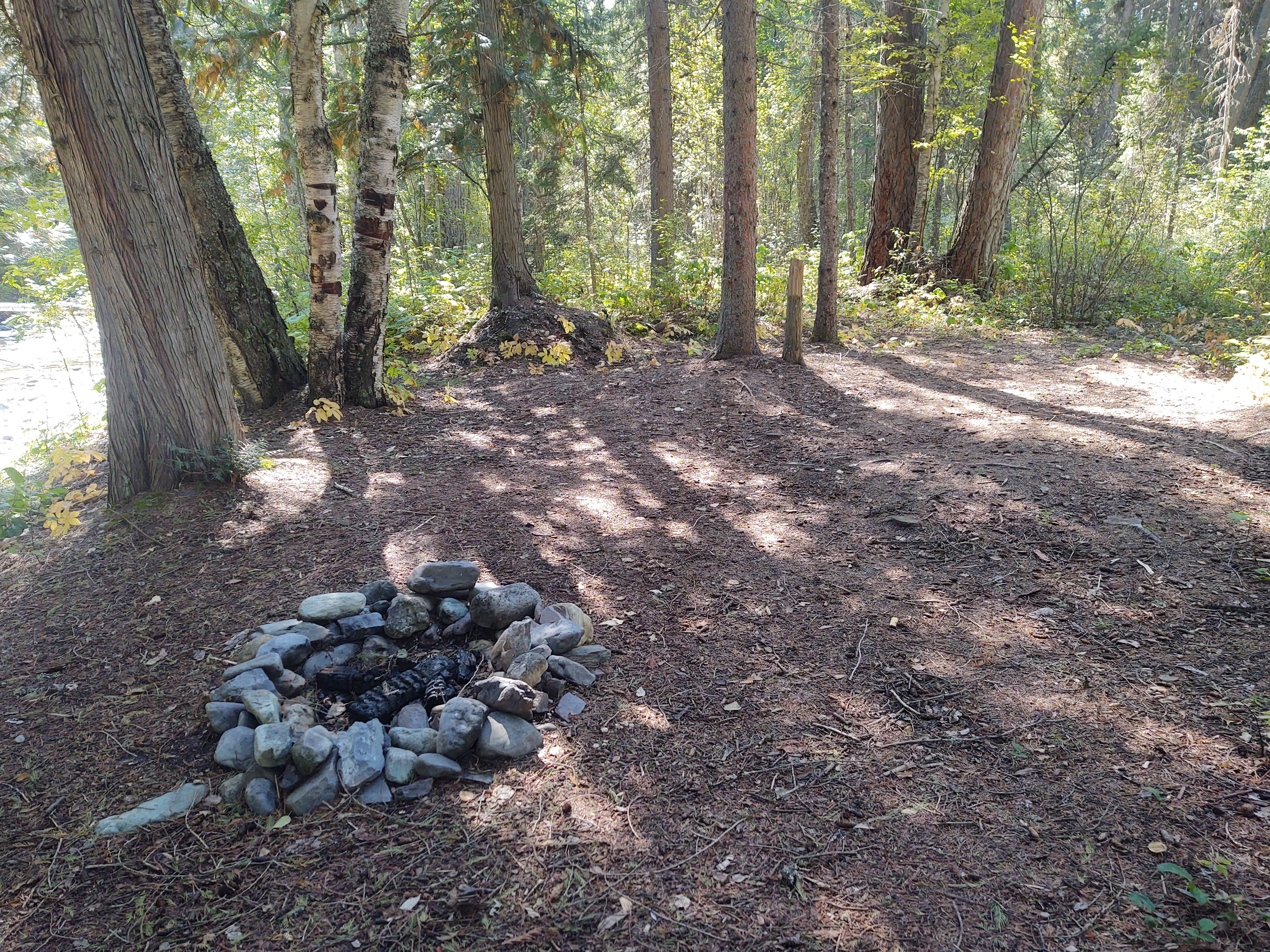 Camper-submitted photo at Stillwater River near Fortine, MT