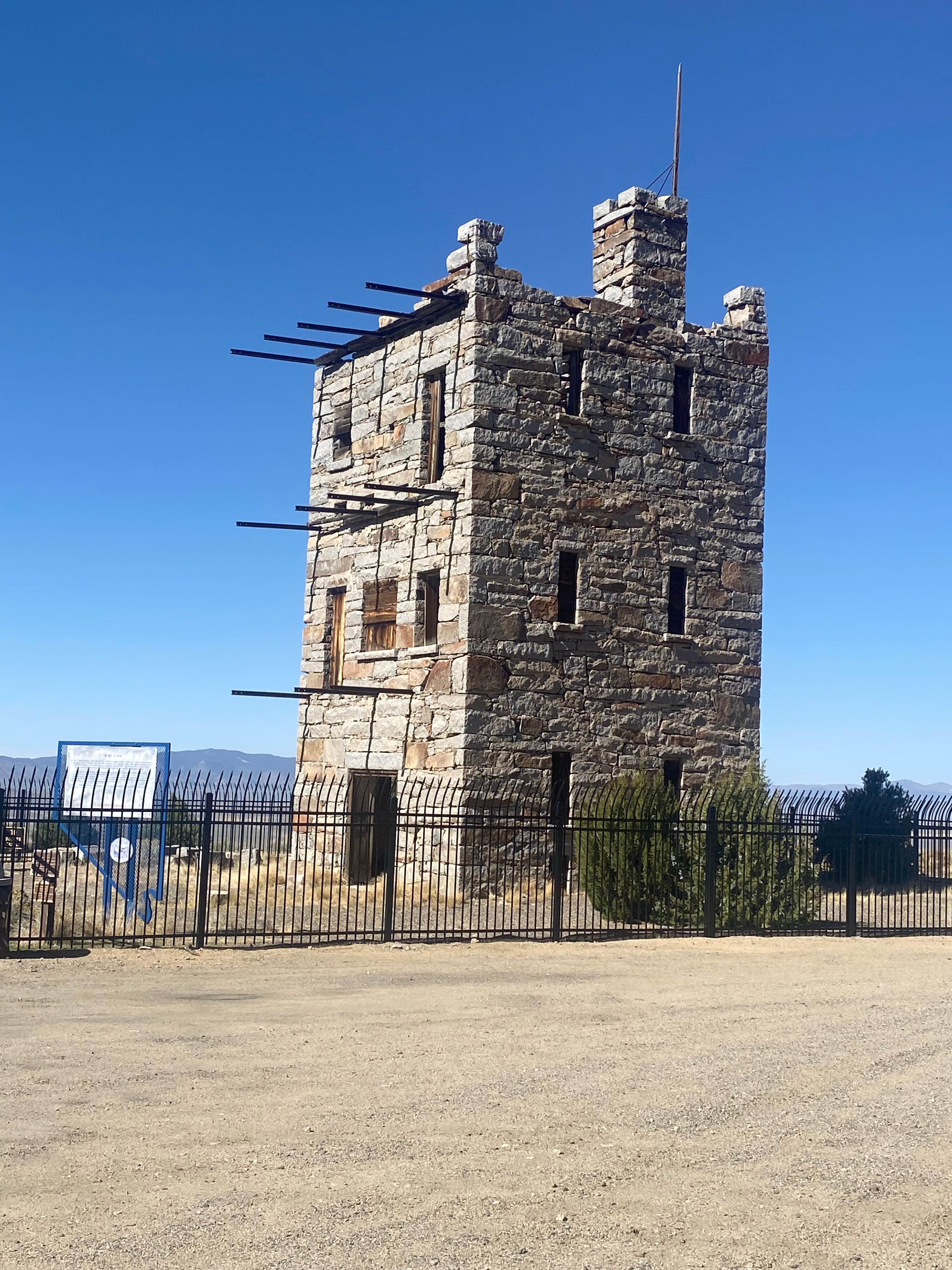 Camping near Bob Scott Campground: Stokes Castle, Austin, Nevada