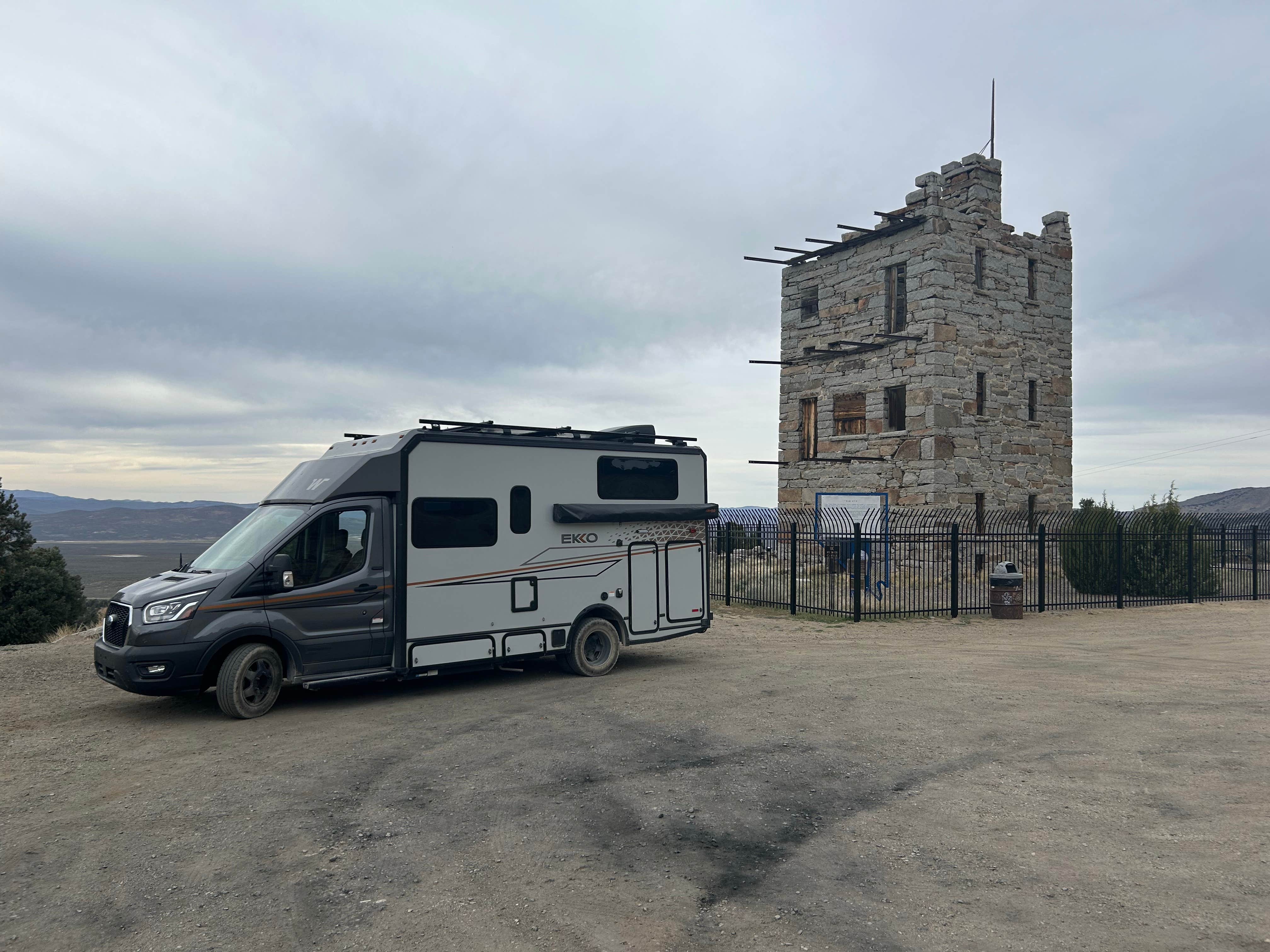 Camper-submitted photo at Stokes Castle near Austin, NV